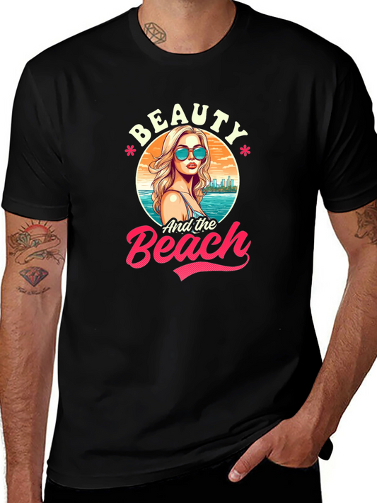 Beauty and the Beach Graphic T-Shirt