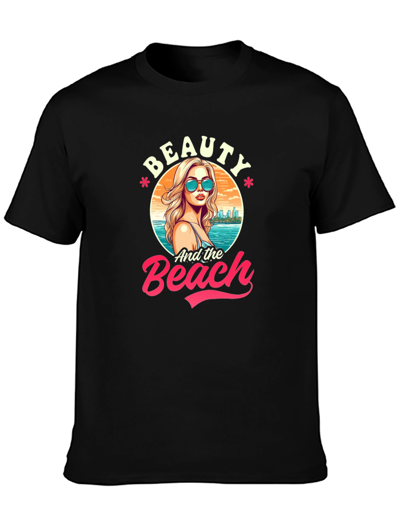 Beauty and the Beach Graphic T-Shirt