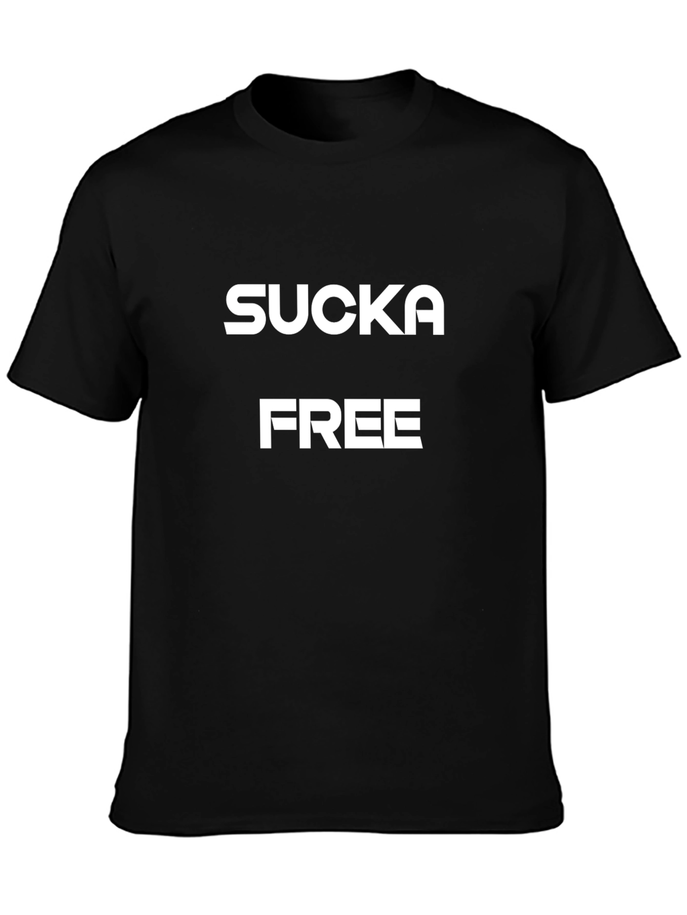 Sucka Free Graphic T-Shirt - Bold Black Tee