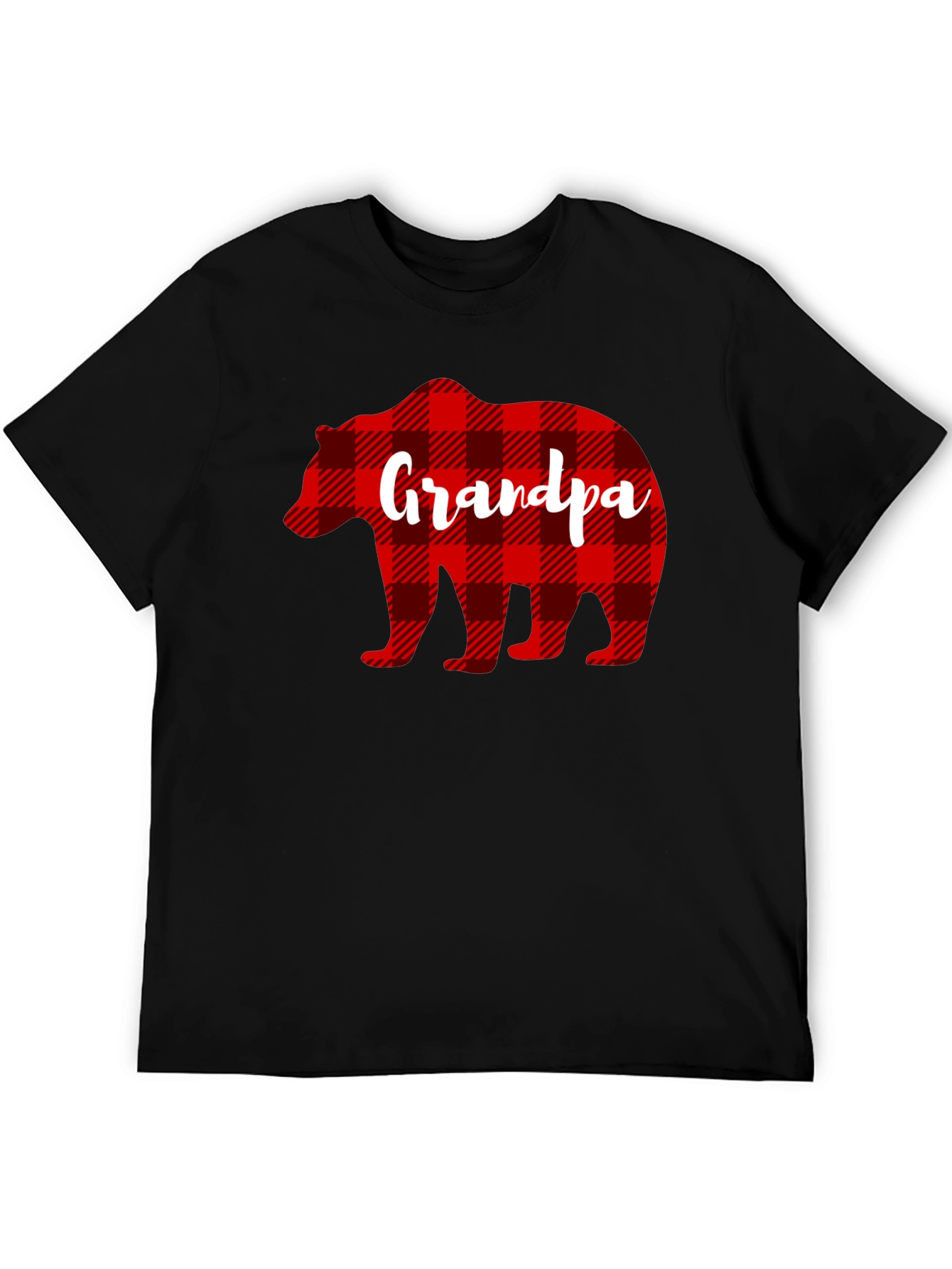 Grandpa Bear Plaid Shirt - Fathers Day Gift