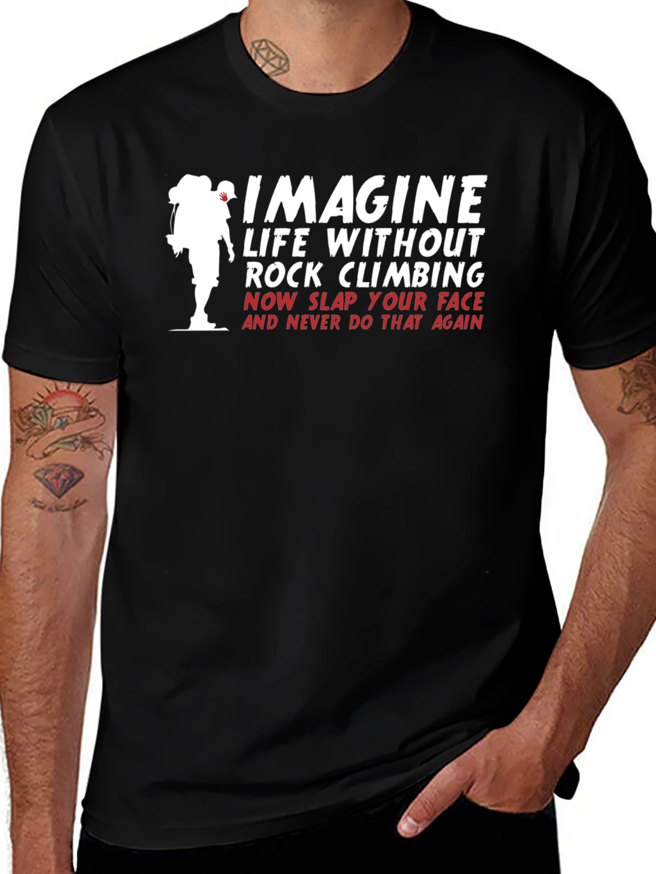 Imagine Rock Climbing T-Shirt