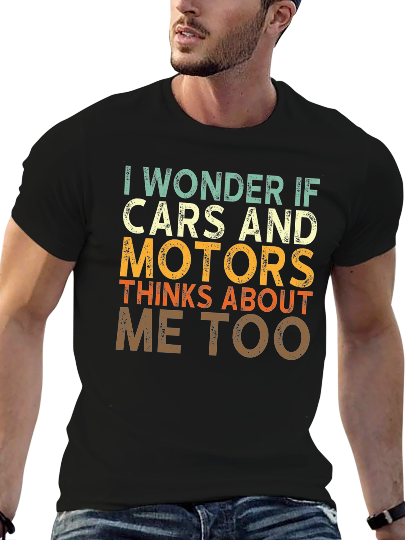 I Wonder If Cars and Motors T-shirt