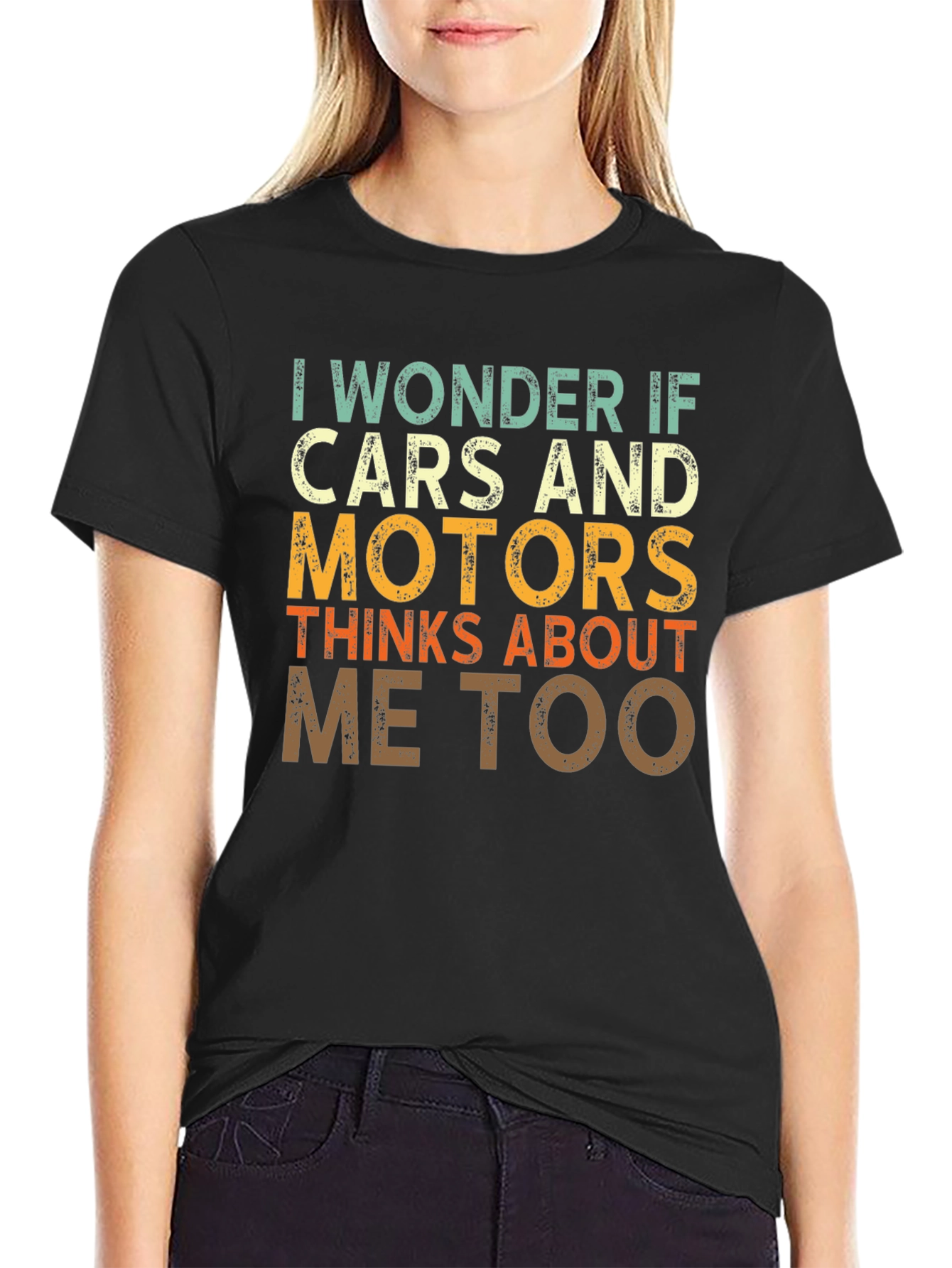 I Wonder If Cars and Motors T-shirt