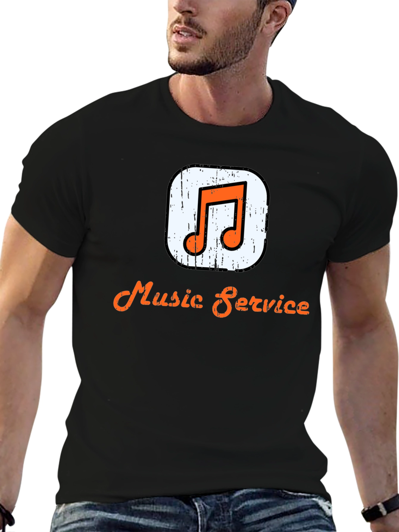 Music Service Graphic T-Shirt