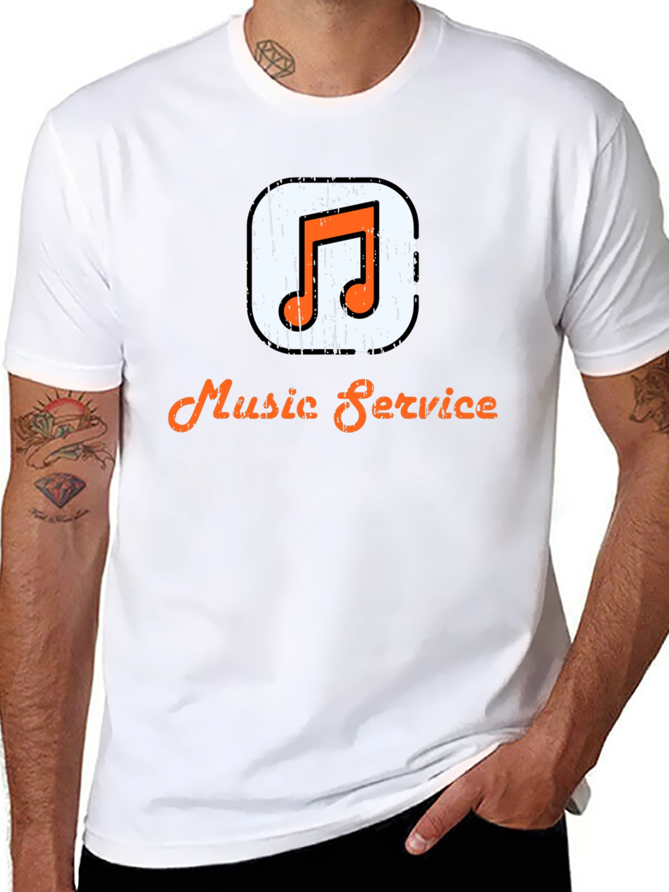 Music Service Graphic T-Shirt