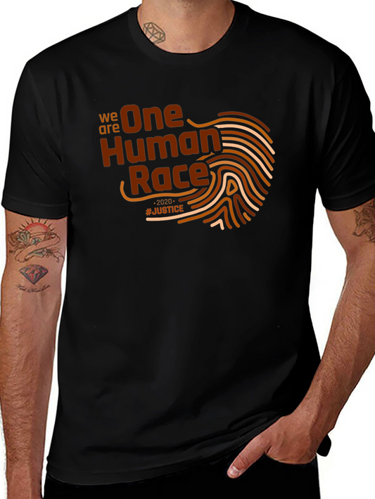 One Human Race Graphic T-Shirt - Justice