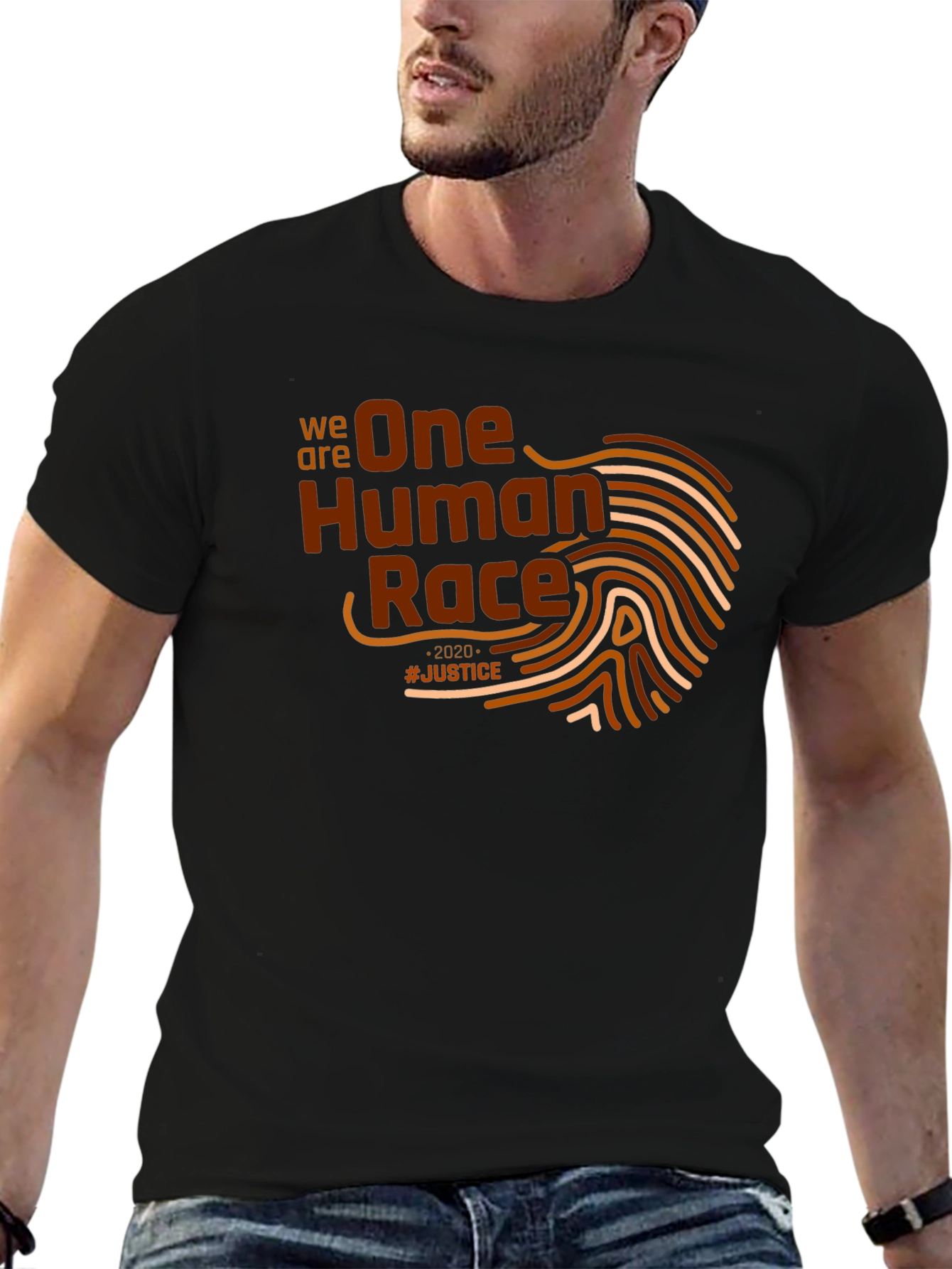 One Human Race Graphic T-Shirt - Justice