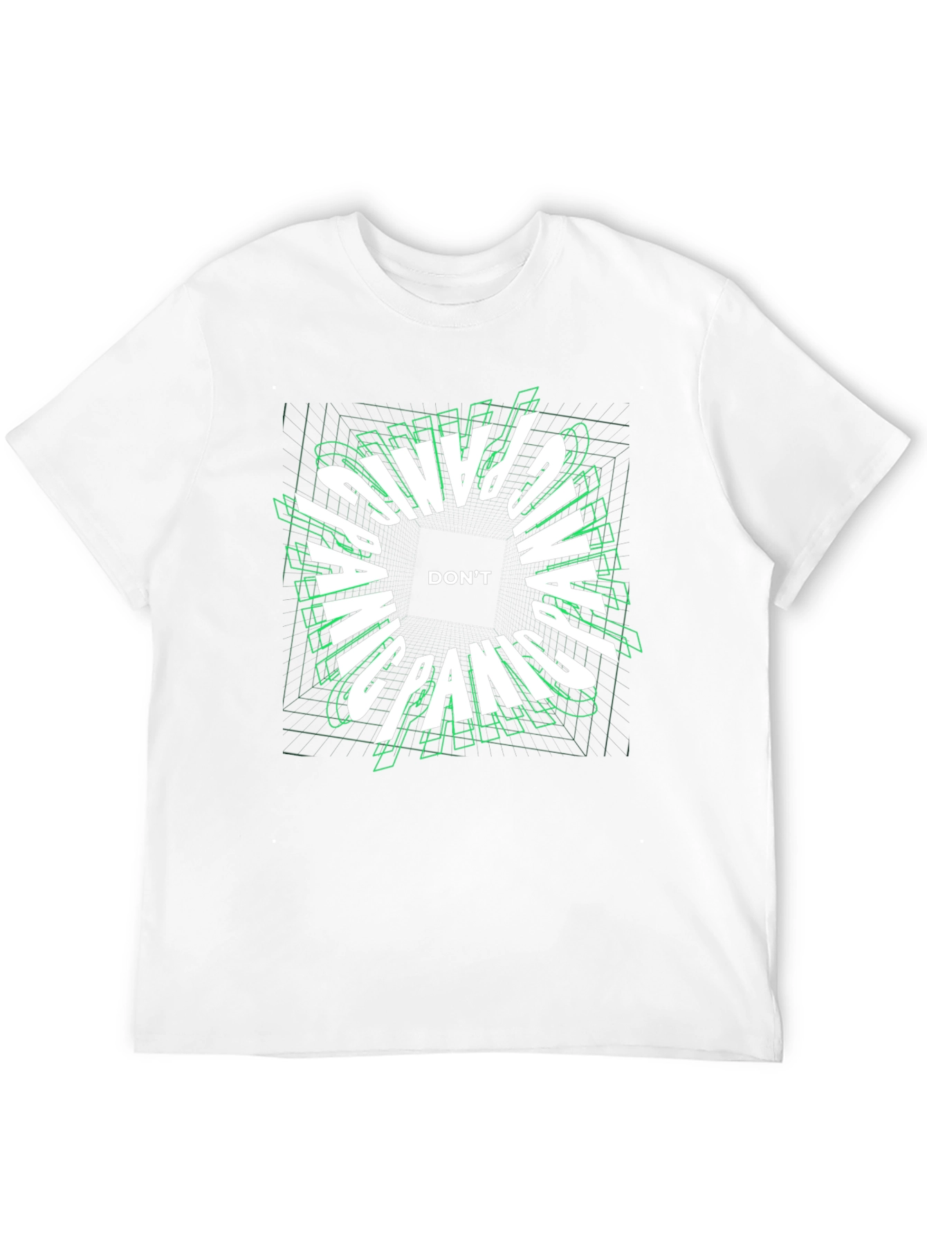 Dont Panic Graphic Tee - Black T-Shirt