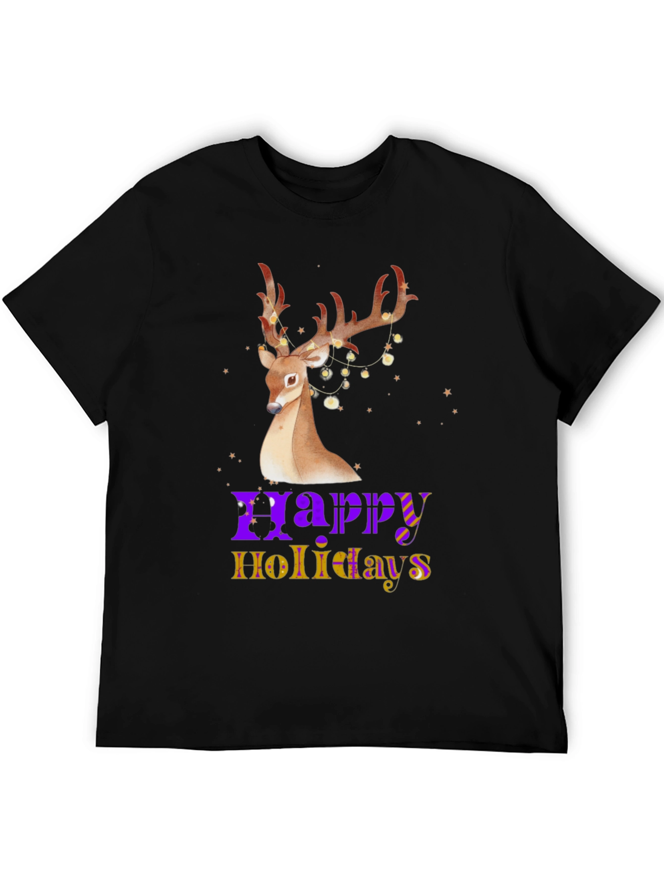 Festive Reindeer Holiday T-Shirt