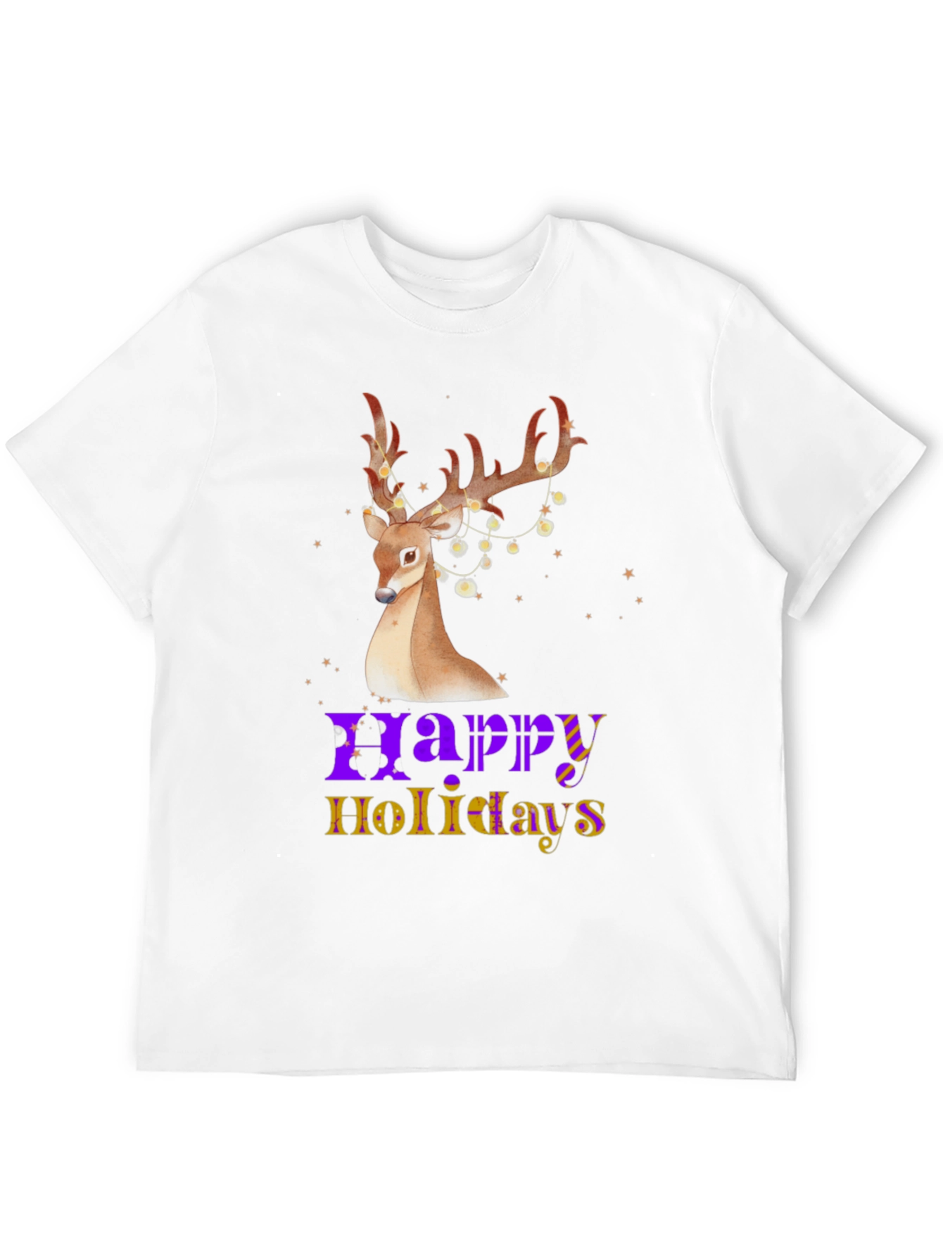 Festive Reindeer Holiday T-Shirt
