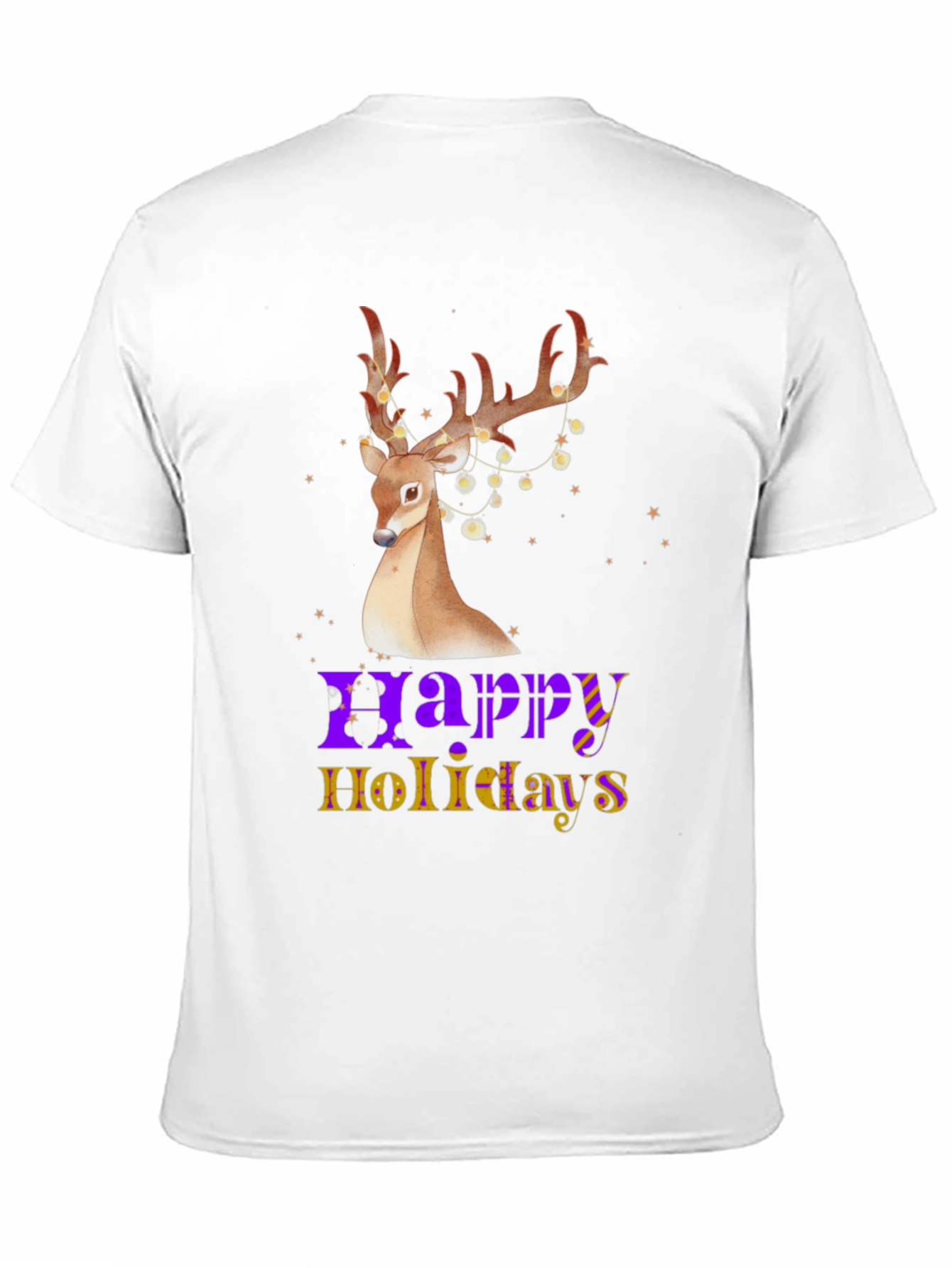 Festive Reindeer Holiday T-Shirt