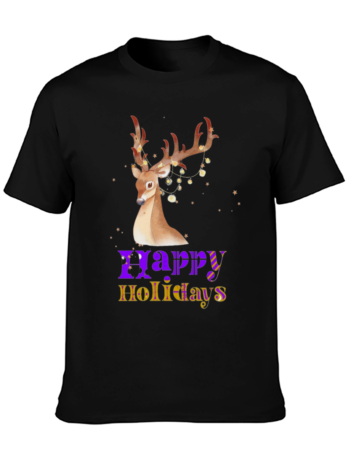 Festive Reindeer Holiday T-Shirt