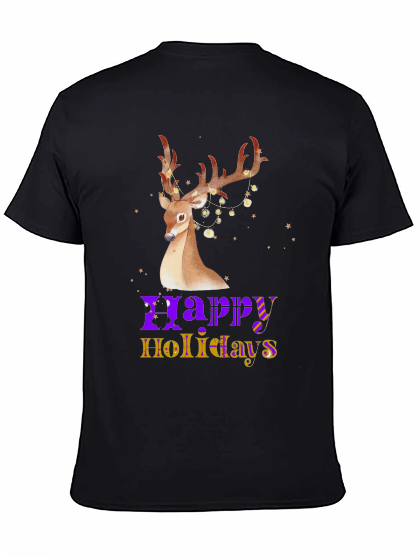 Festive Reindeer Holiday T-Shirt