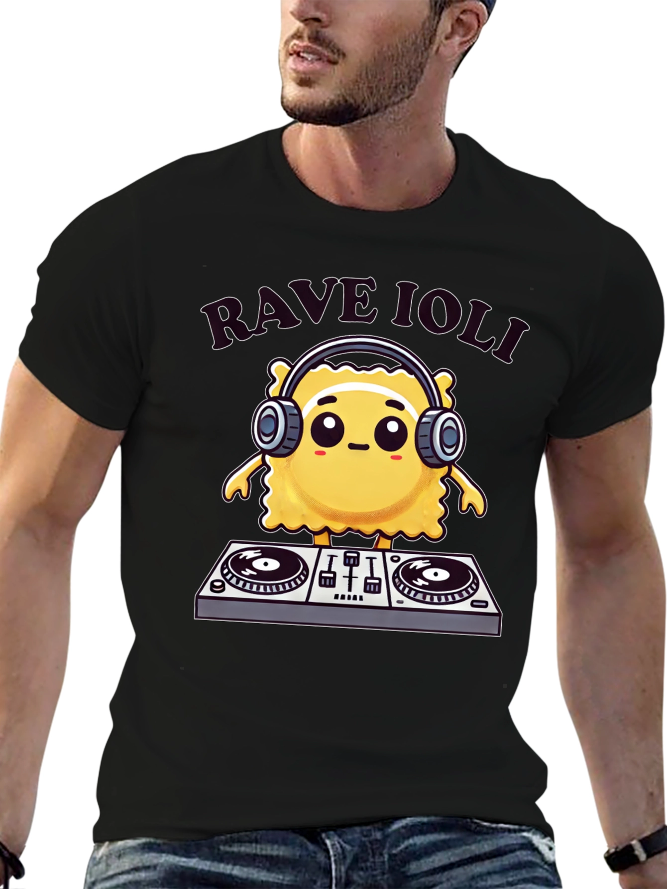 Rave Ioli DJ T-Shirt - Unique Music Lover Tee