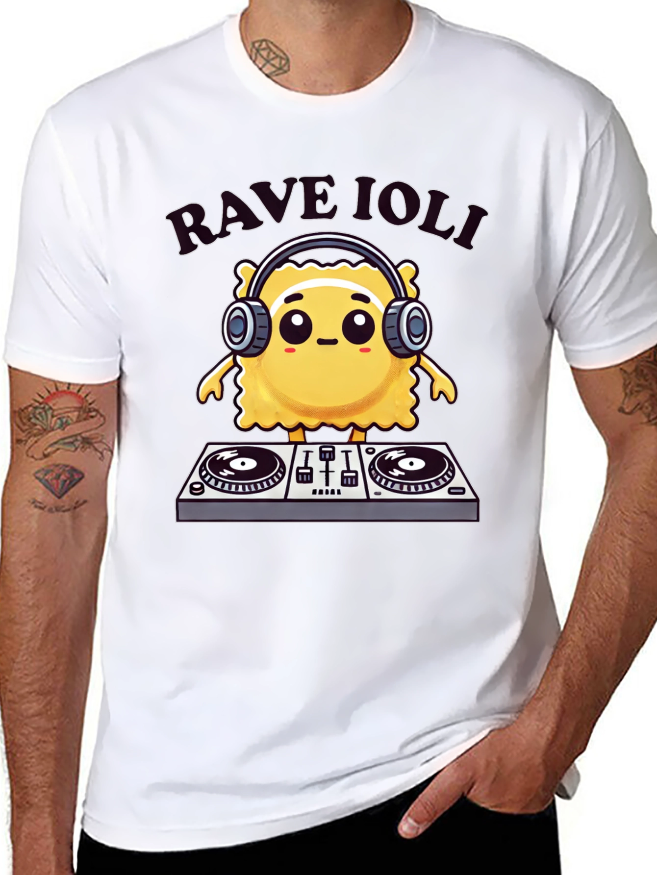 Rave Ioli DJ T-Shirt - Unique Music Lover Tee