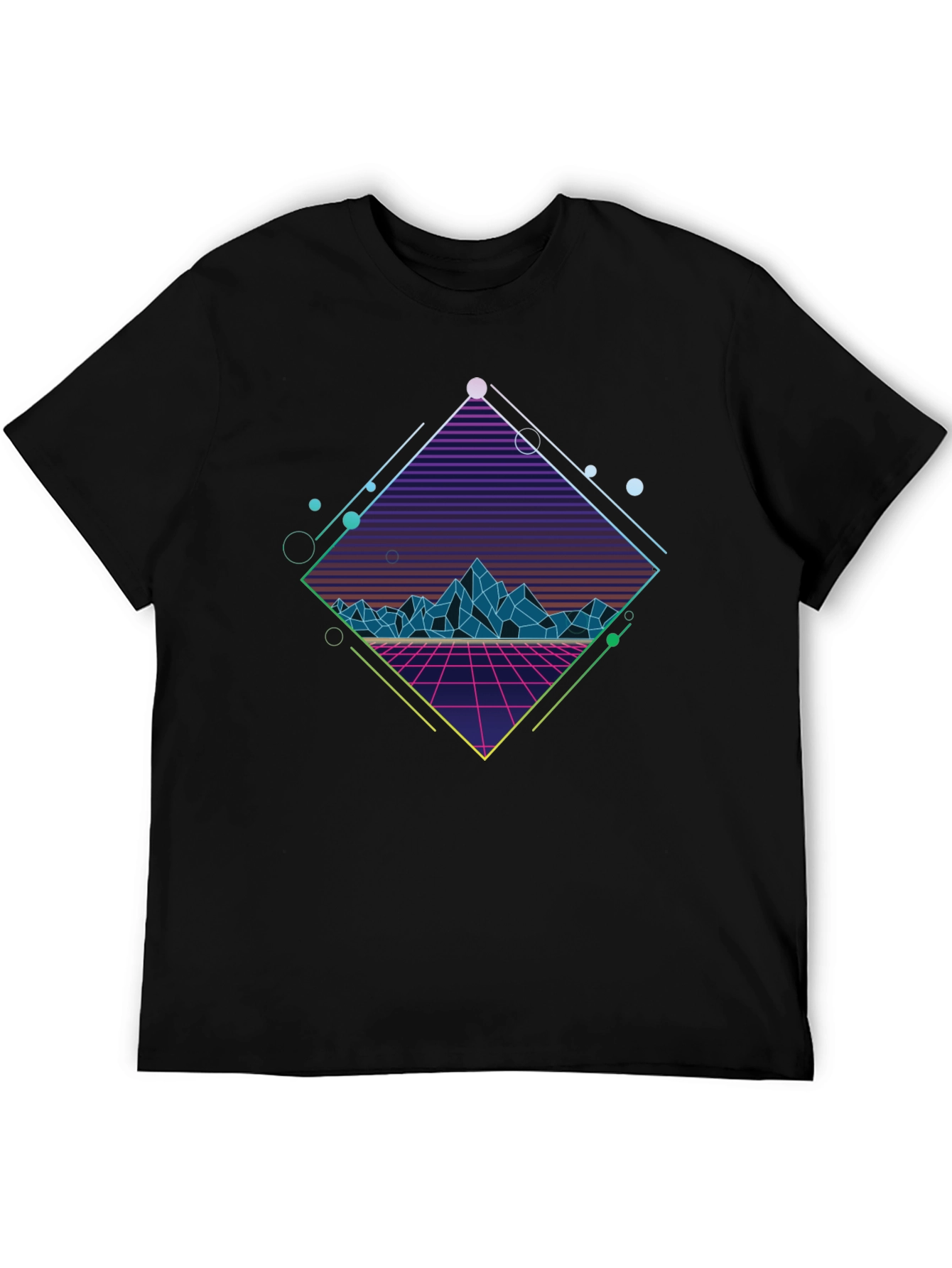 Retro 80s Neon Graphic T-Shirt