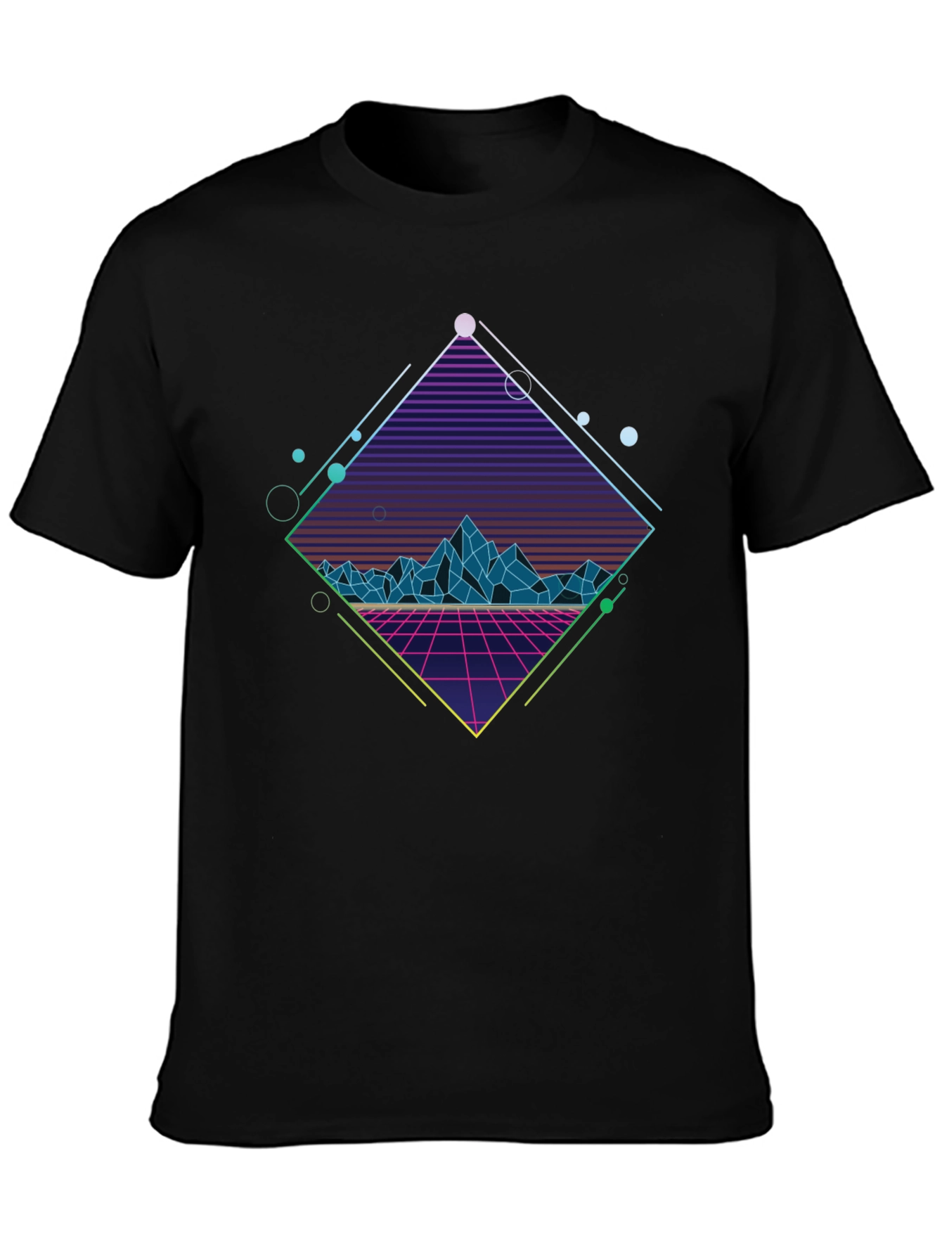 Retro 80s Neon Graphic T-Shirt