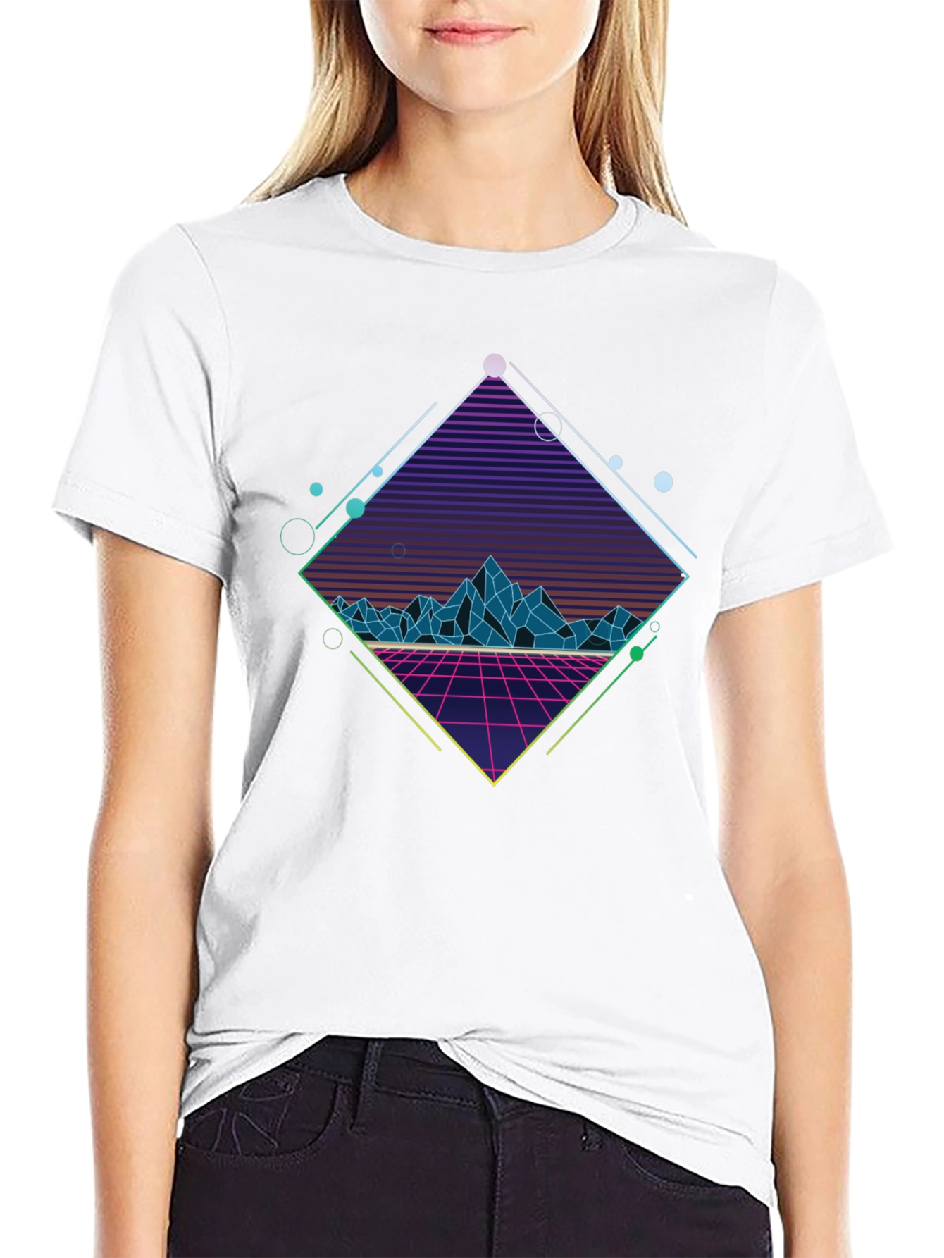 Retro 80s Neon Graphic T-Shirt