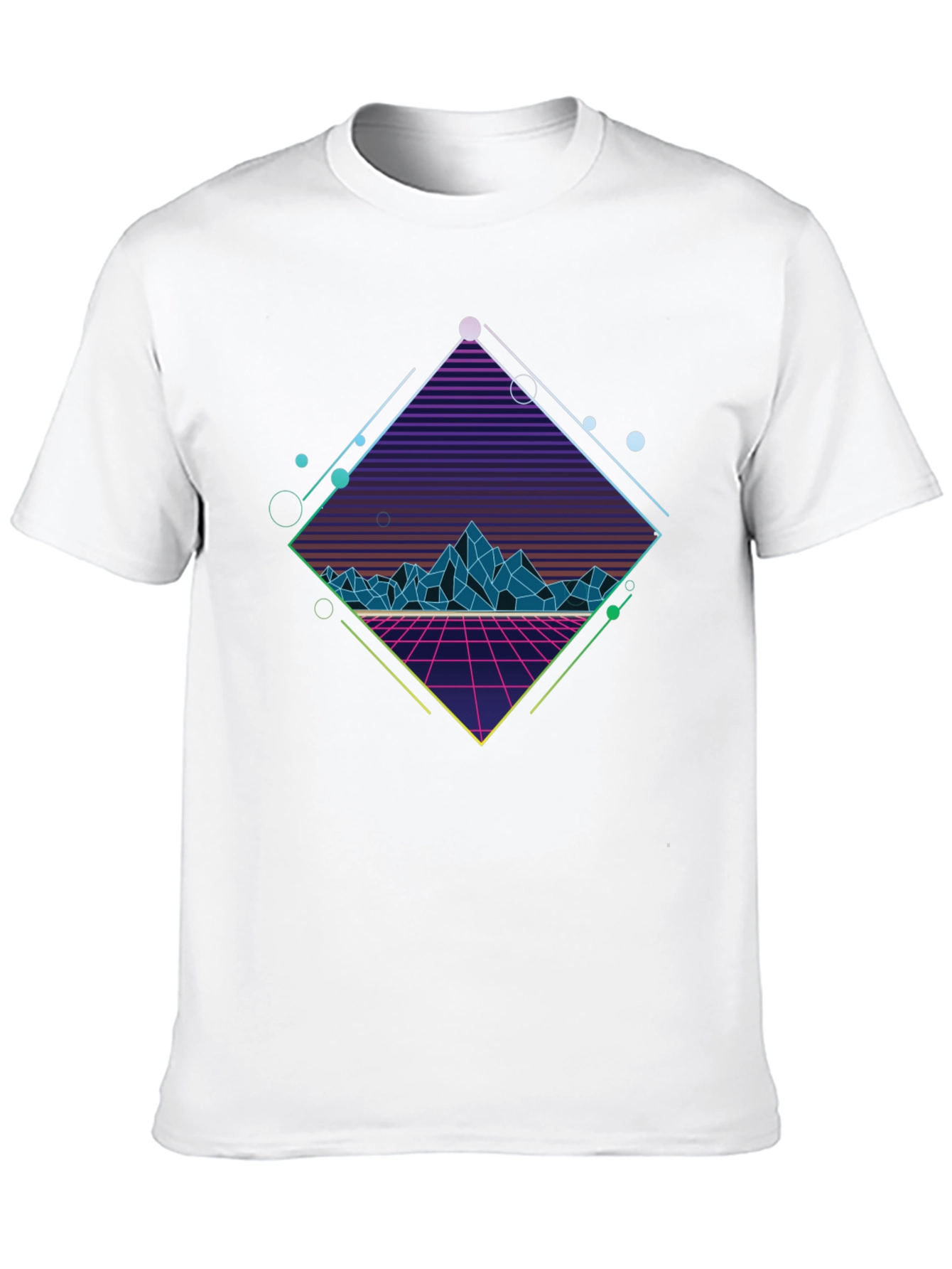 Retro 80s Neon Graphic T-Shirt