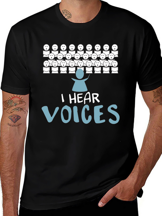 I Hear Voices Graphic T-Shirt - Choir Lover