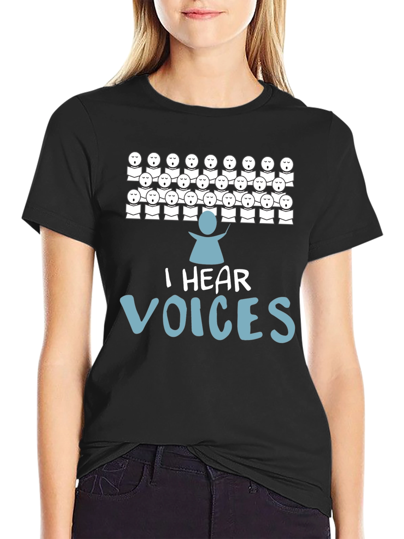 I Hear Voices Graphic T-Shirt - Choir Lover
