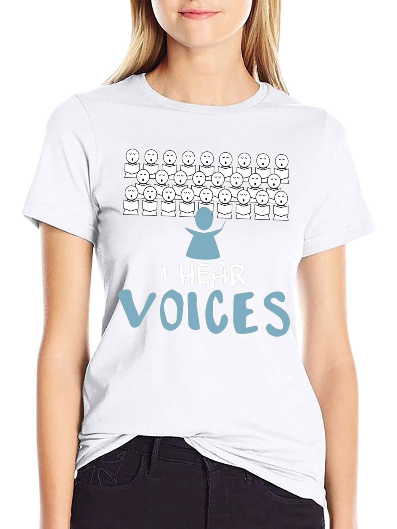 I Hear Voices Graphic T-Shirt - Choir Lover
