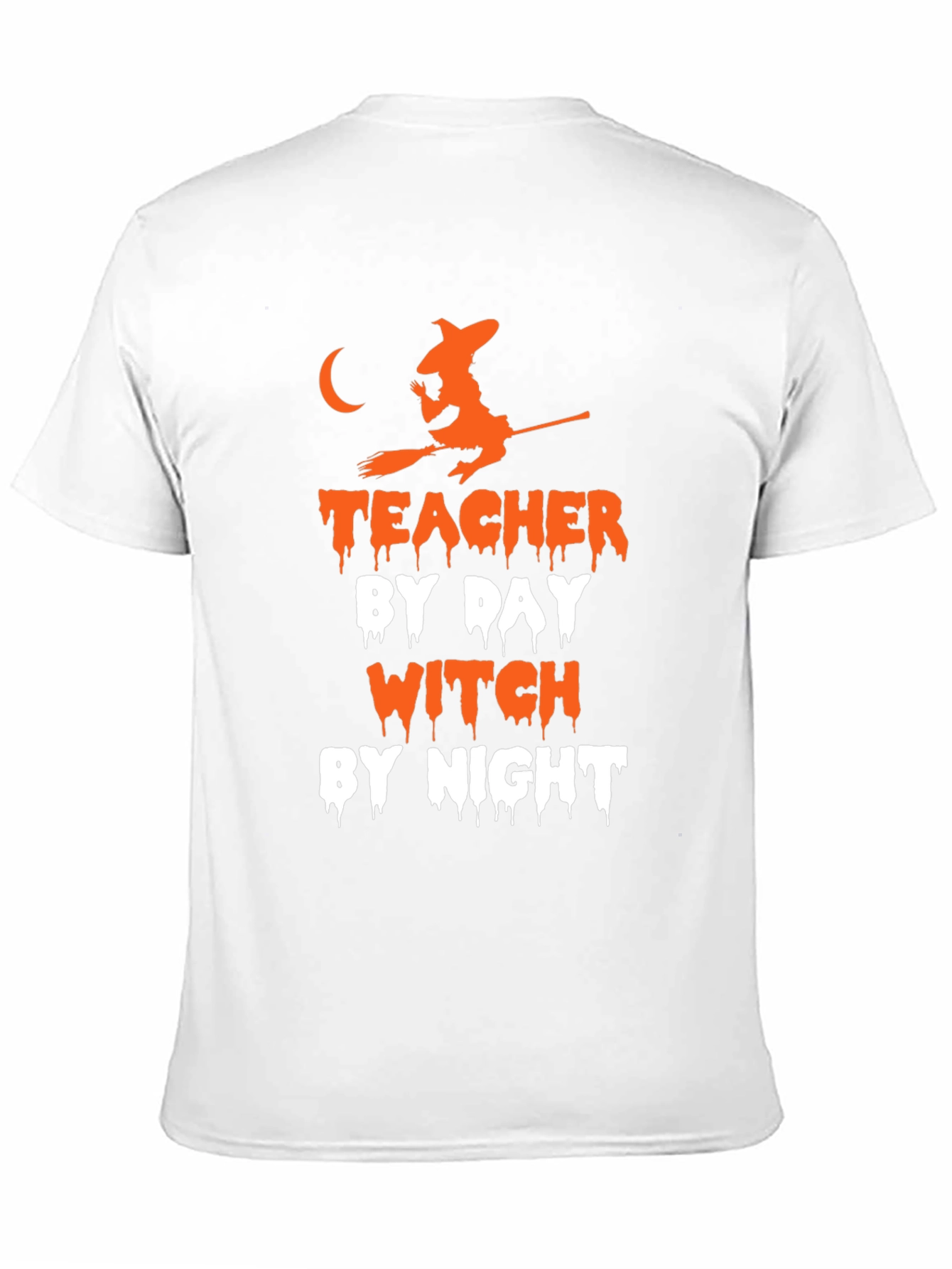 Teacher By Day Witch By Night Halloween T-Shirt