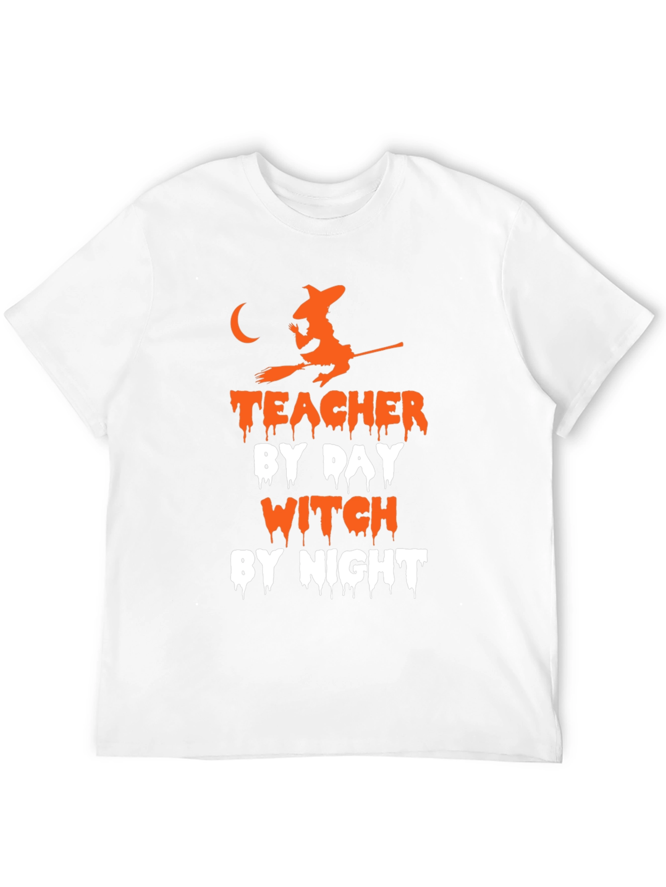 Teacher By Day Witch By Night Halloween T-Shirt