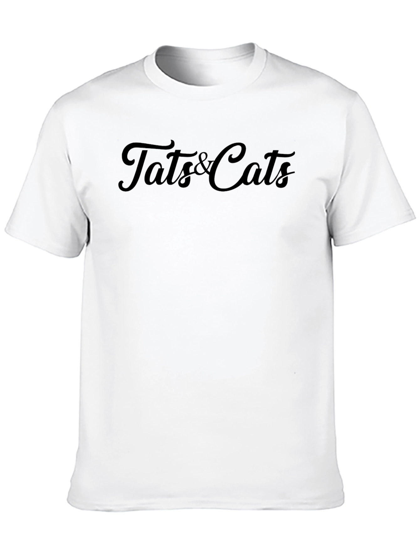 Tats & Cats Graphic Tee - Classic Black T-Shirt