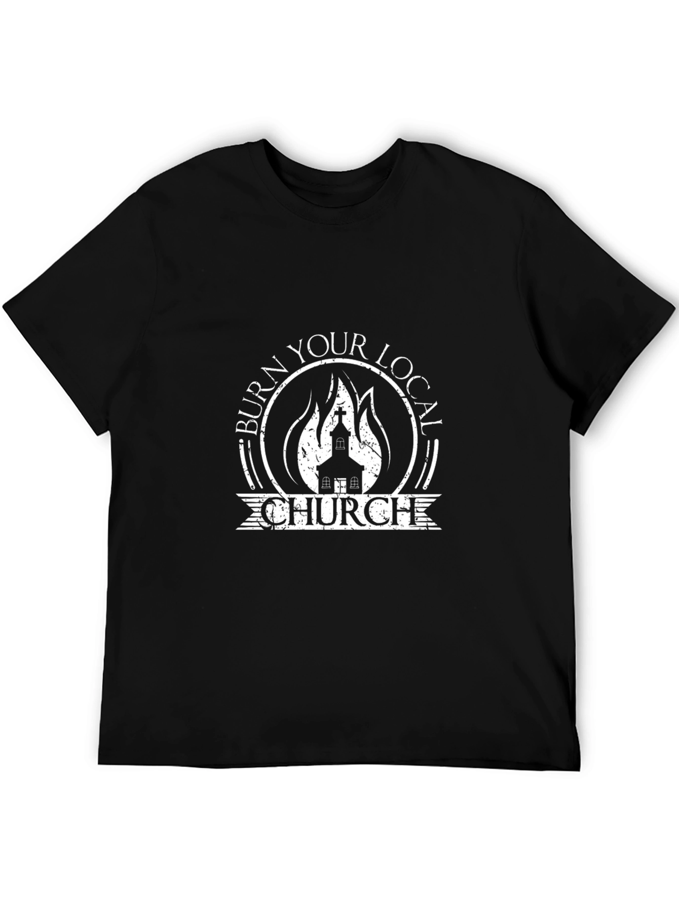 Burn Your Local Church Graphic T-Shirt
