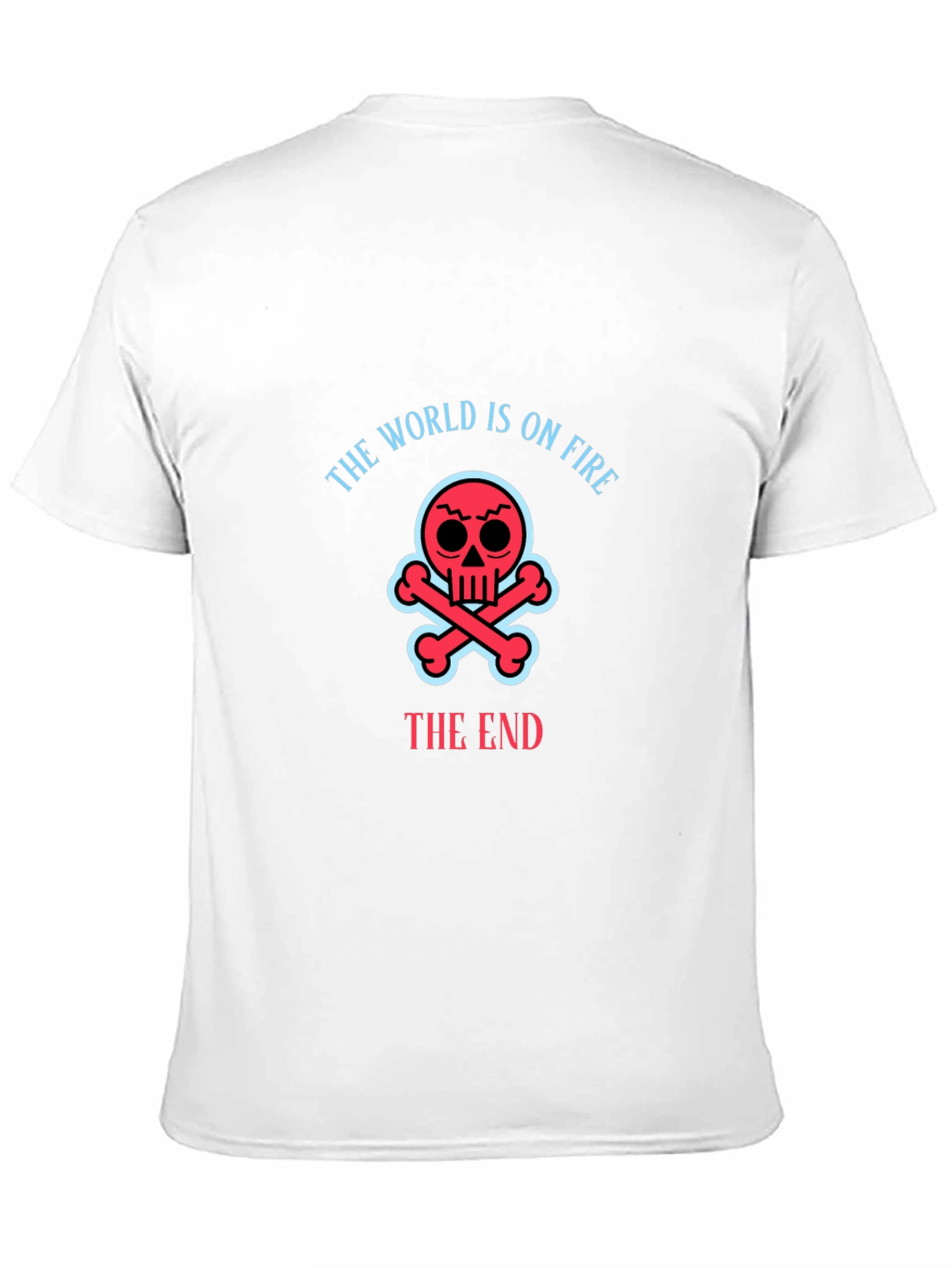 The World Is On Fire Skull T-Shirt