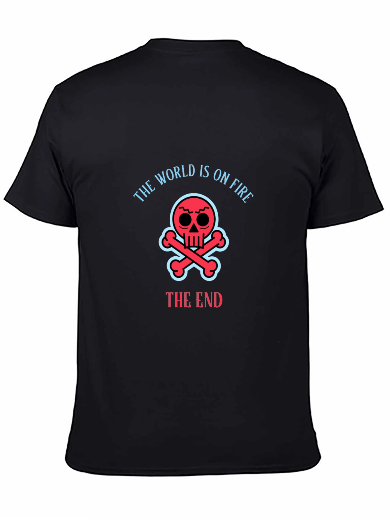 The World Is On Fire Skull T-Shirt