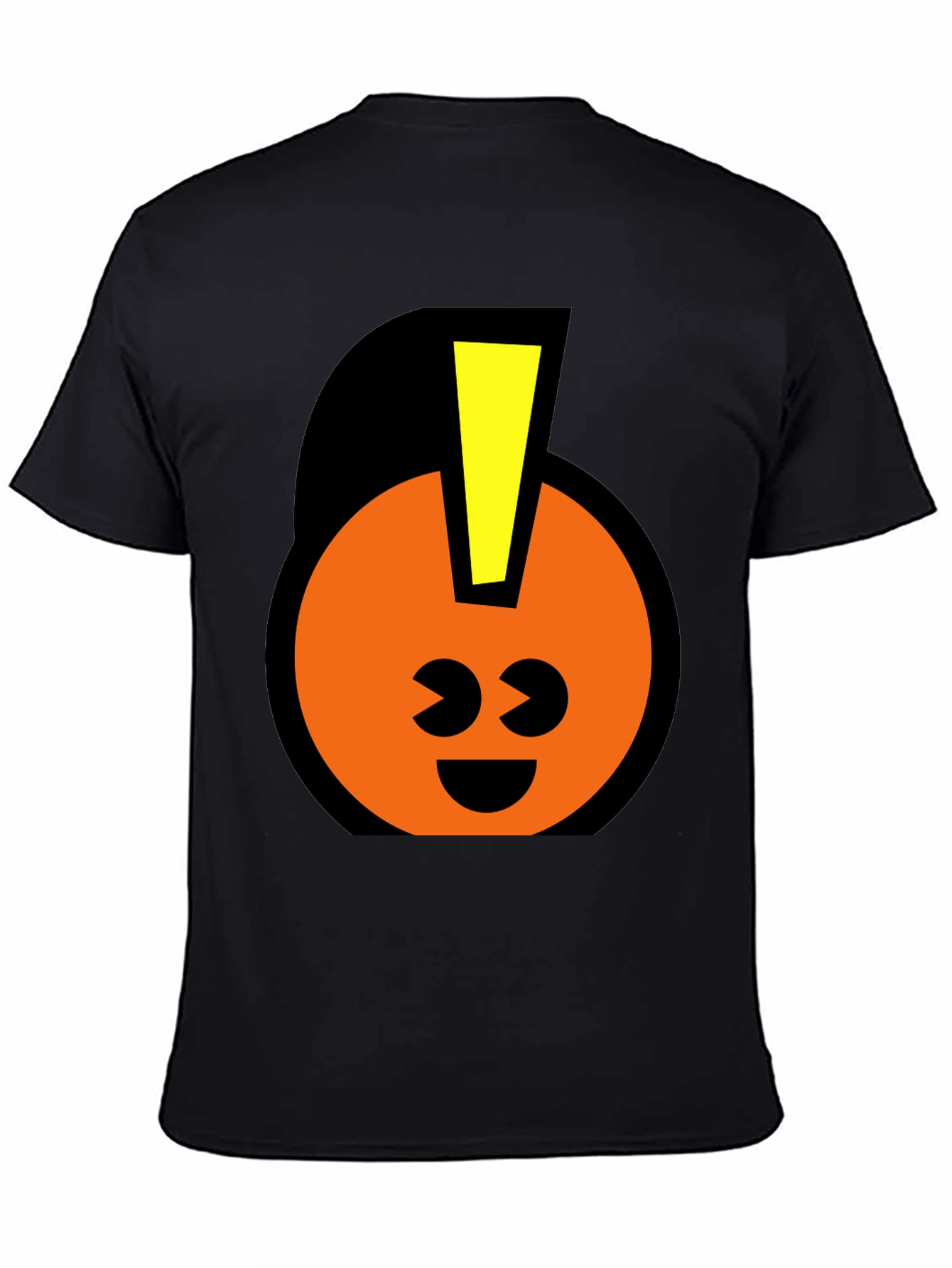 Fun Graphic T-Shirt - Smiley Face with Mohawk
