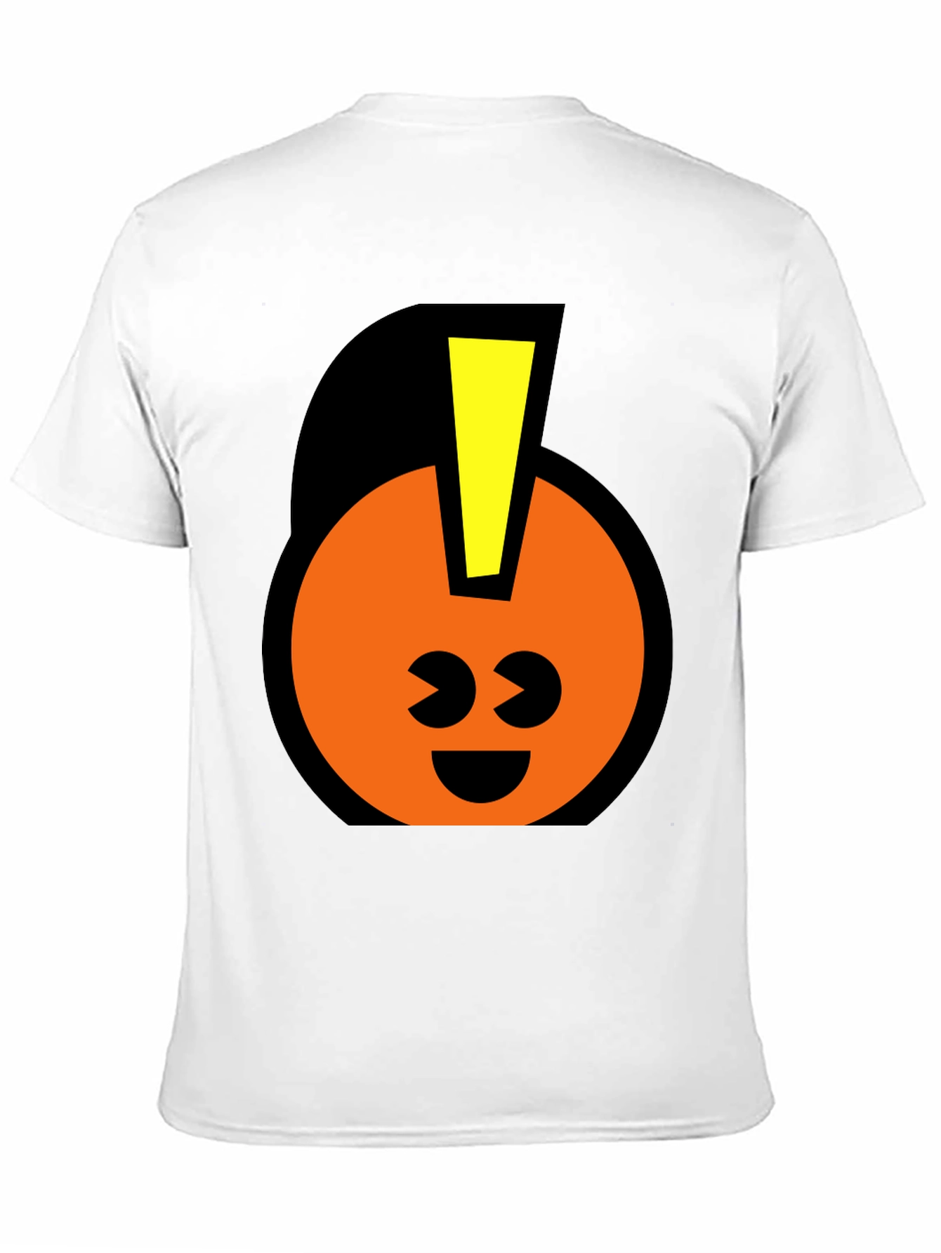 Fun Graphic T-Shirt - Smiley Face with Mohawk