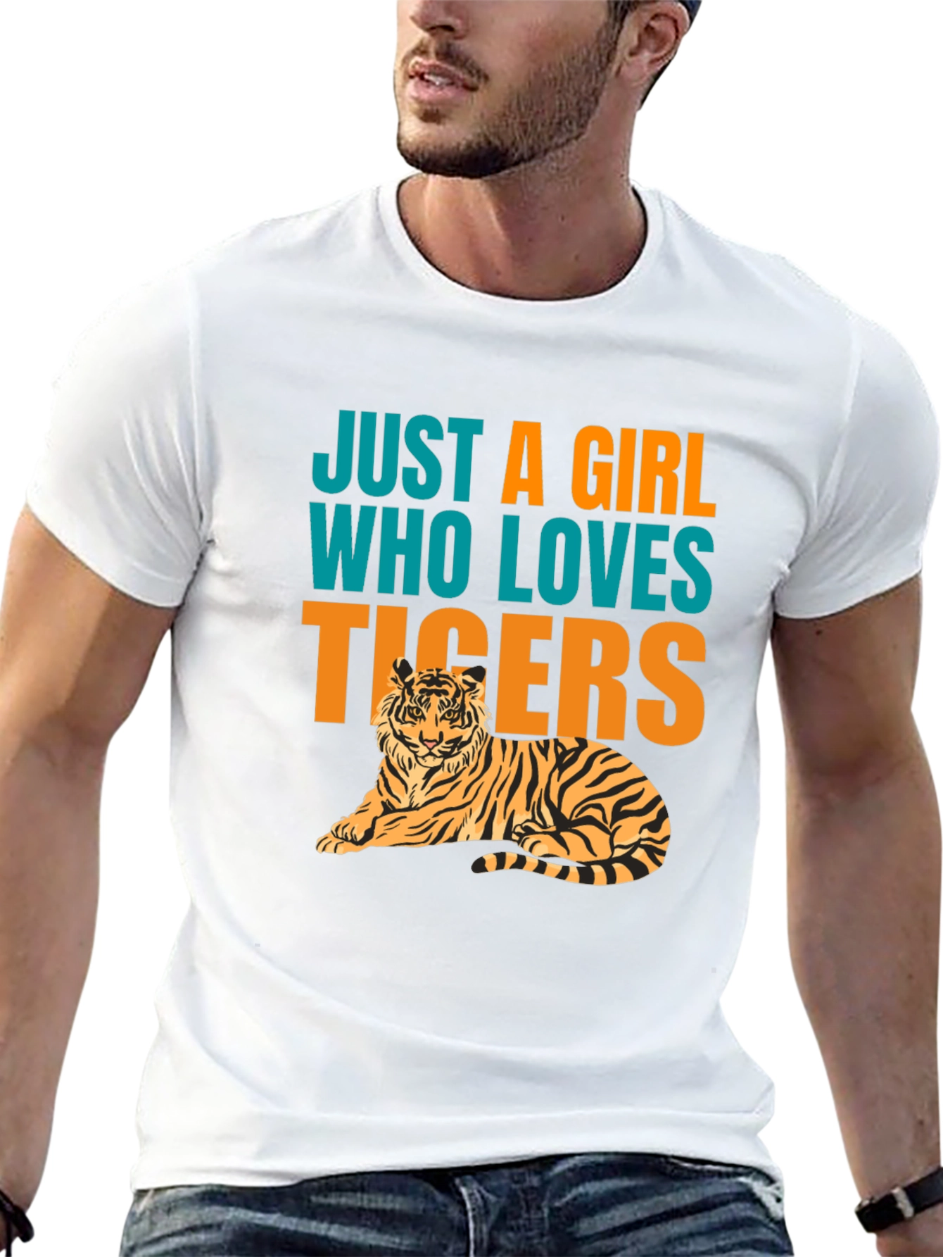 Just A Girl Who Loves Tigers T-Shirt