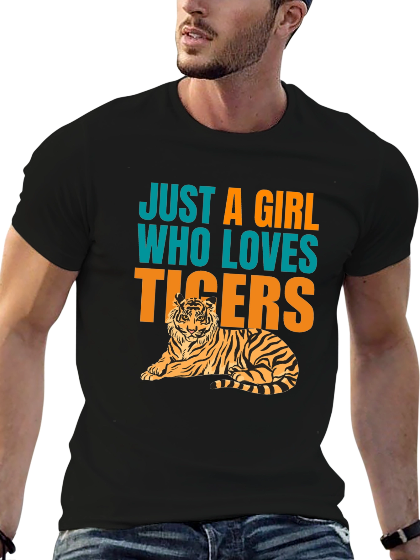 Just A Girl Who Loves Tigers T-Shirt