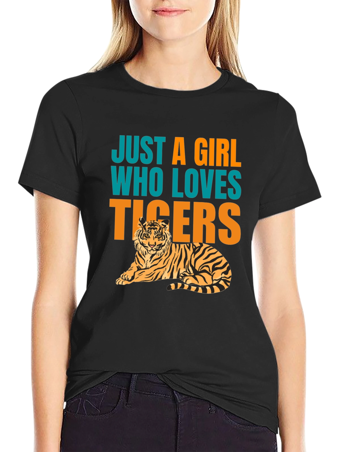Just A Girl Who Loves Tigers T-Shirt