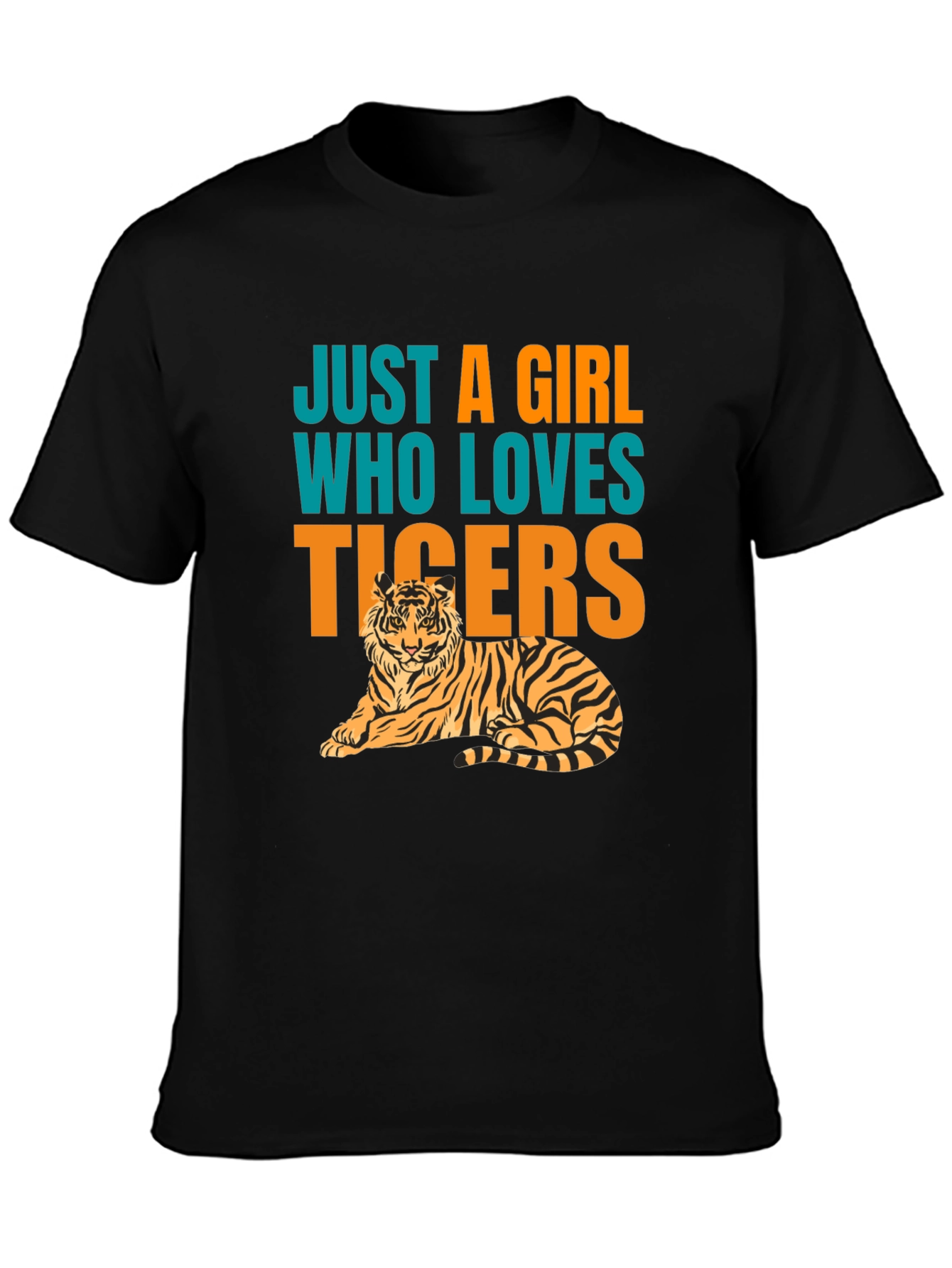 Just A Girl Who Loves Tigers T-Shirt