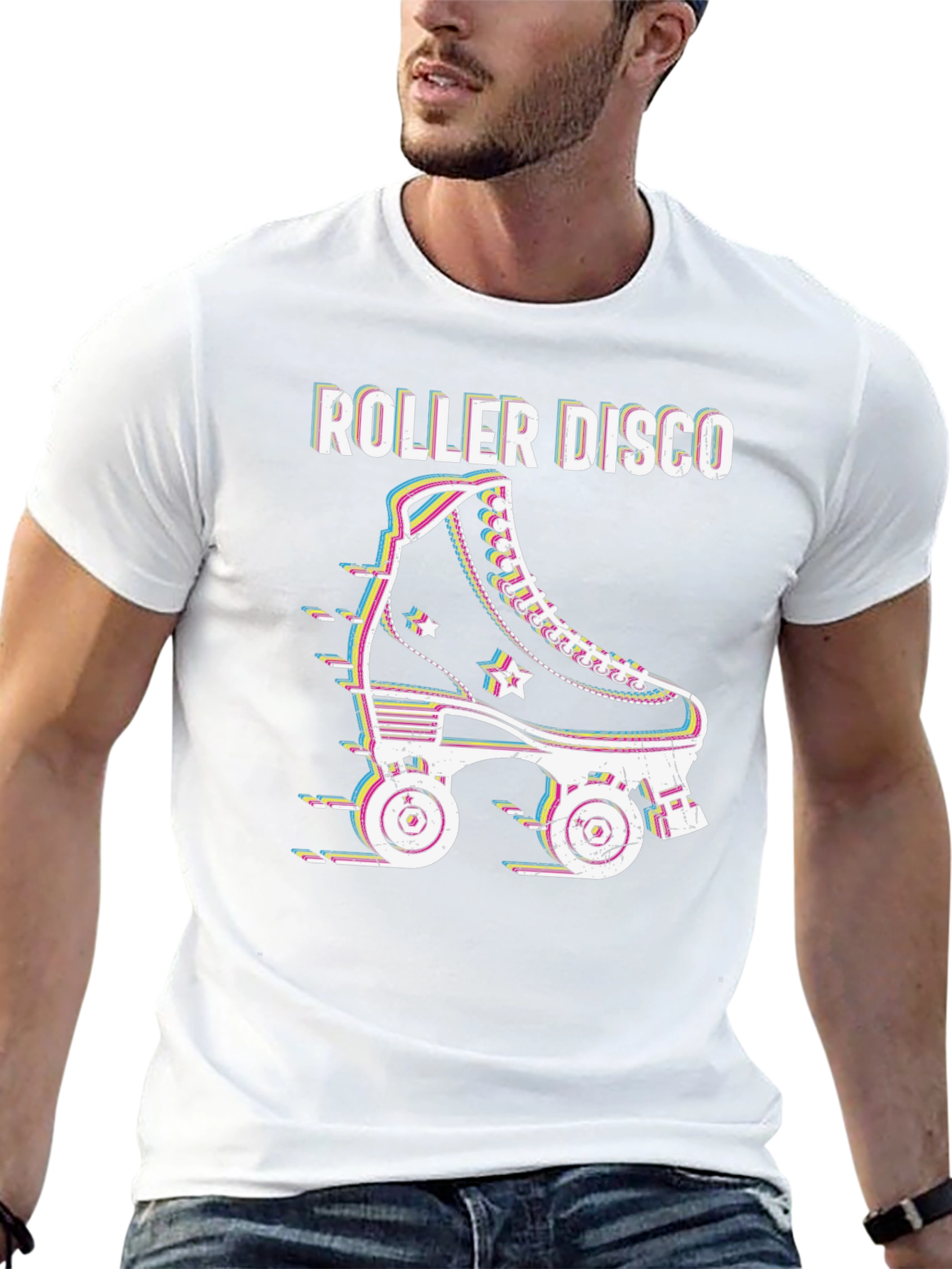 Roller Disco T-Shirt - Retro Skate Design