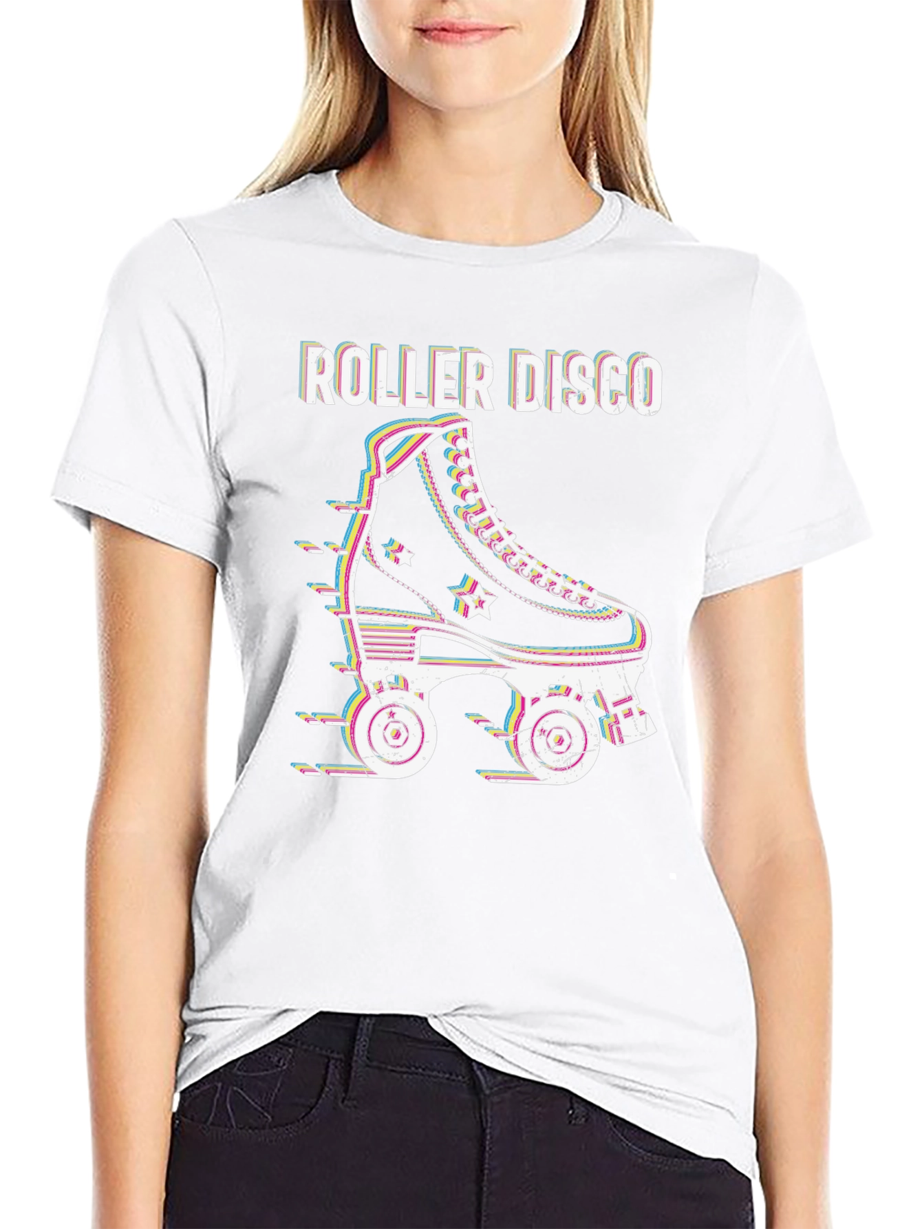 Roller Disco T-Shirt - Retro Skate Design