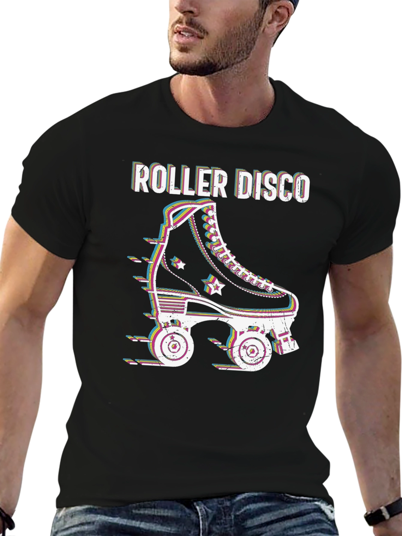 Roller Disco T-Shirt - Retro Skate Design