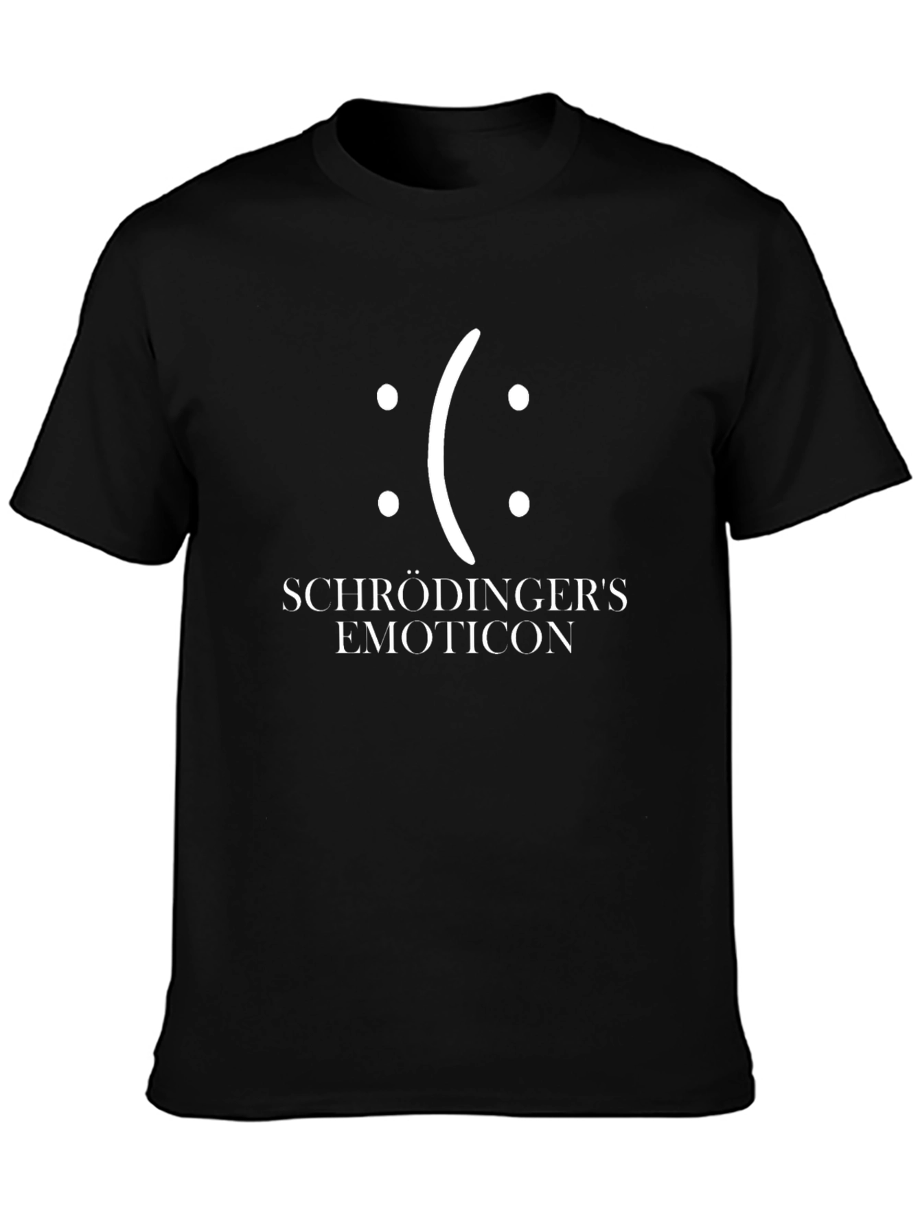 Schrödingers Emoticon Funny T-Shirt