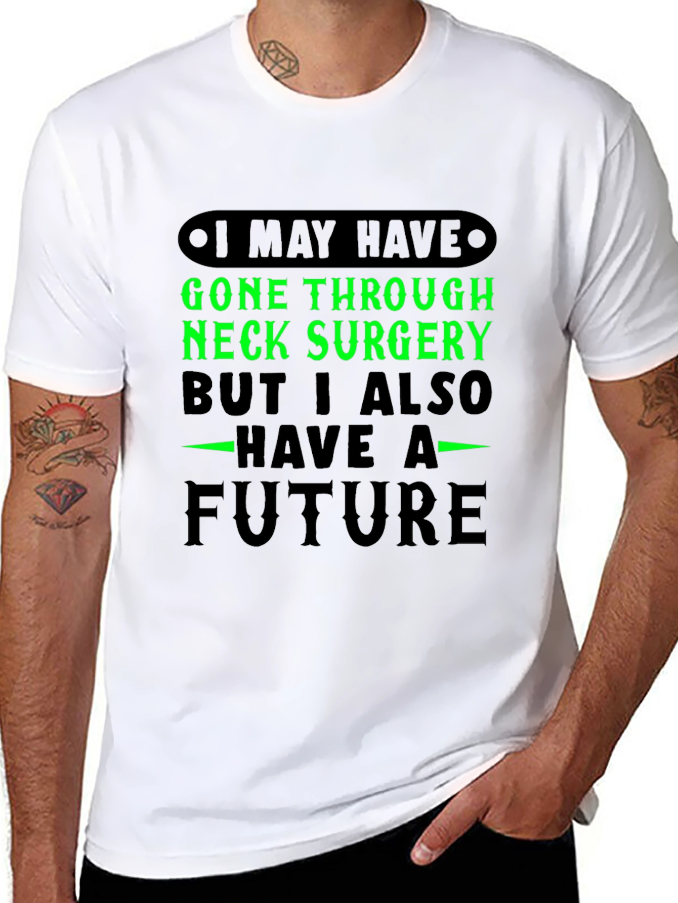 Neck Surgery Future Graphic T-Shirt
