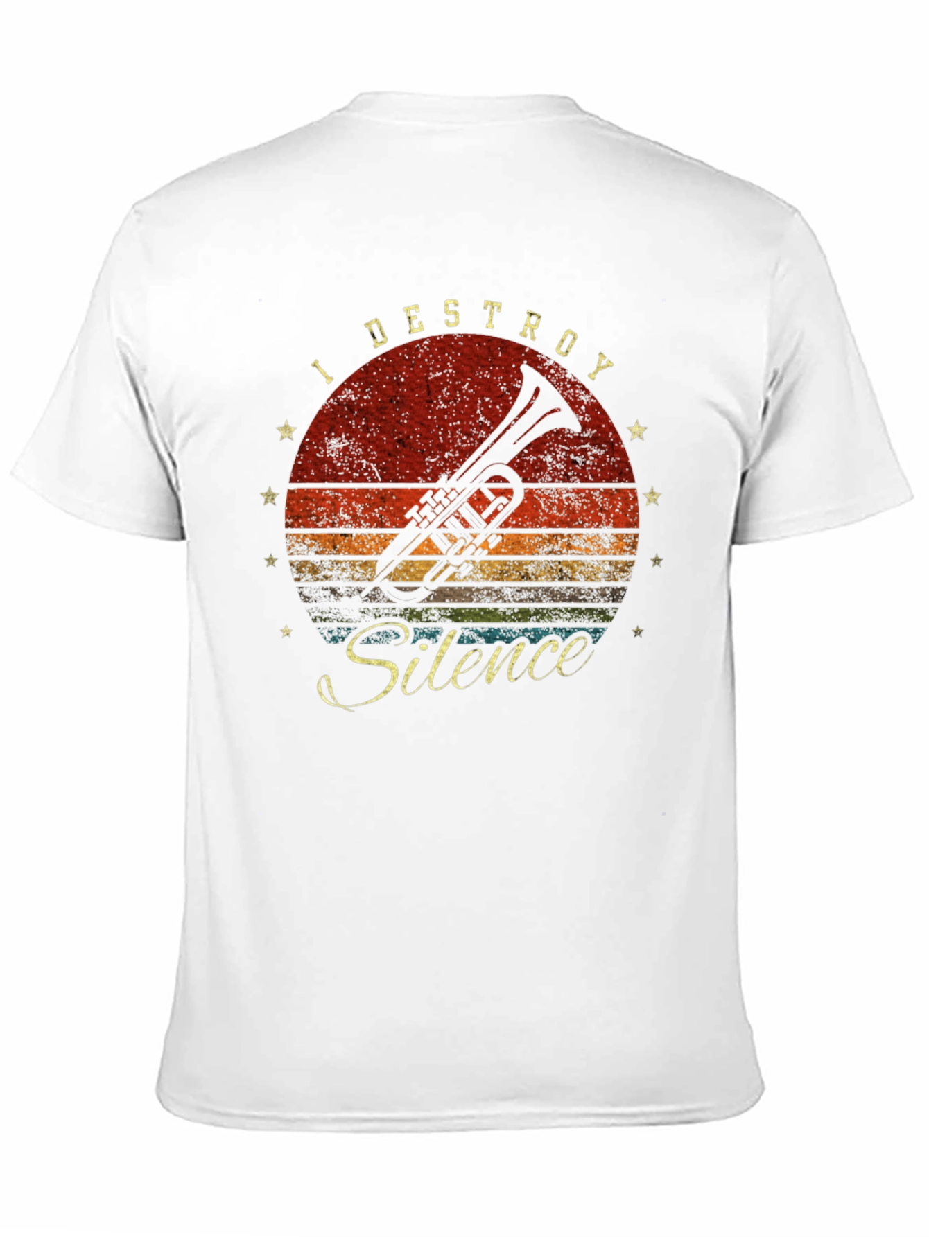 I Destroy Silence Trumpet T-Shirt