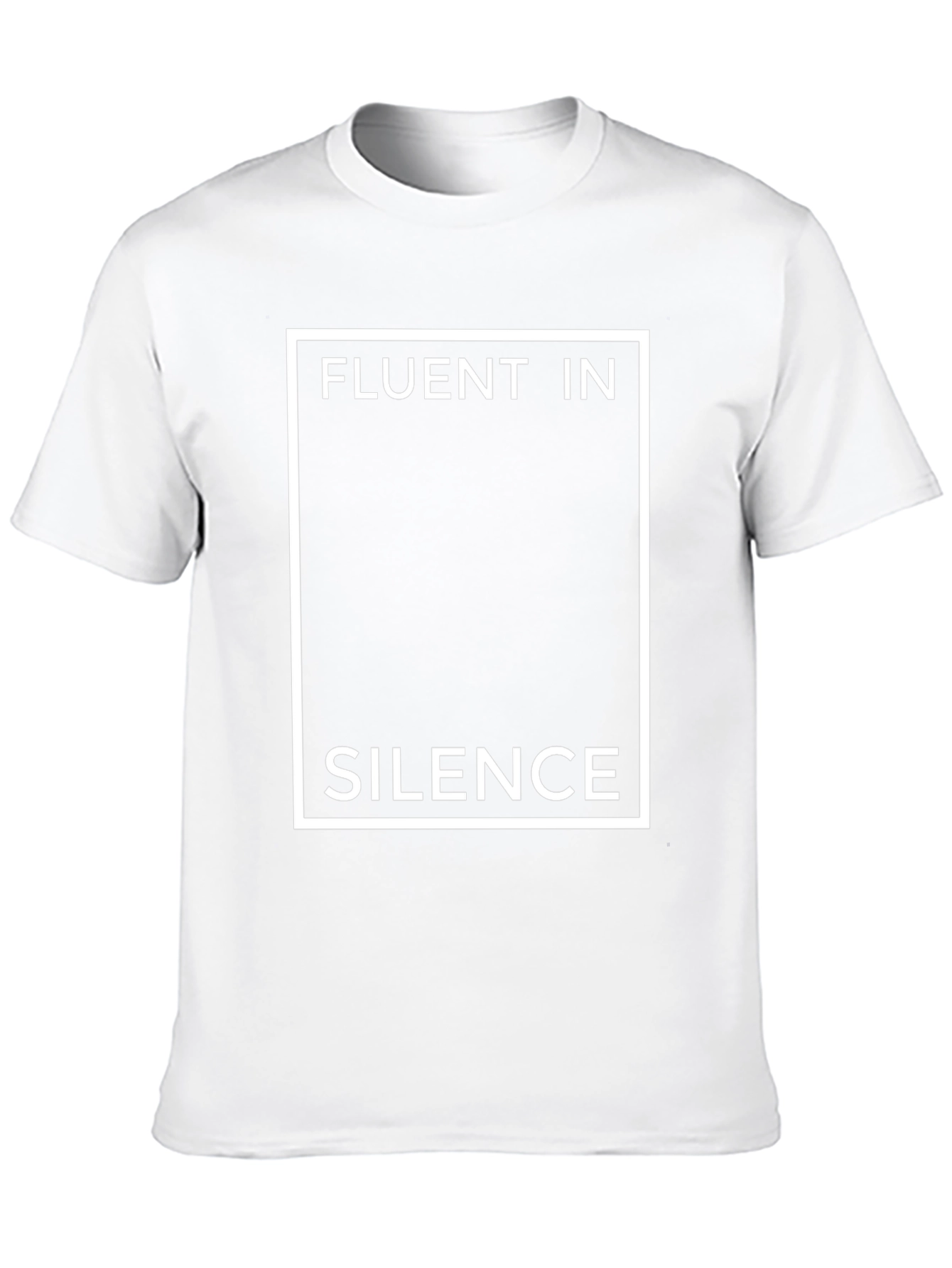 Fluent in Silence Graphic T-Shirt - Black