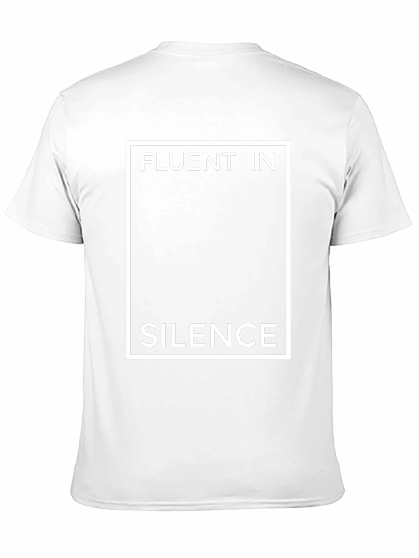 Fluent in Silence Graphic T-Shirt - Black