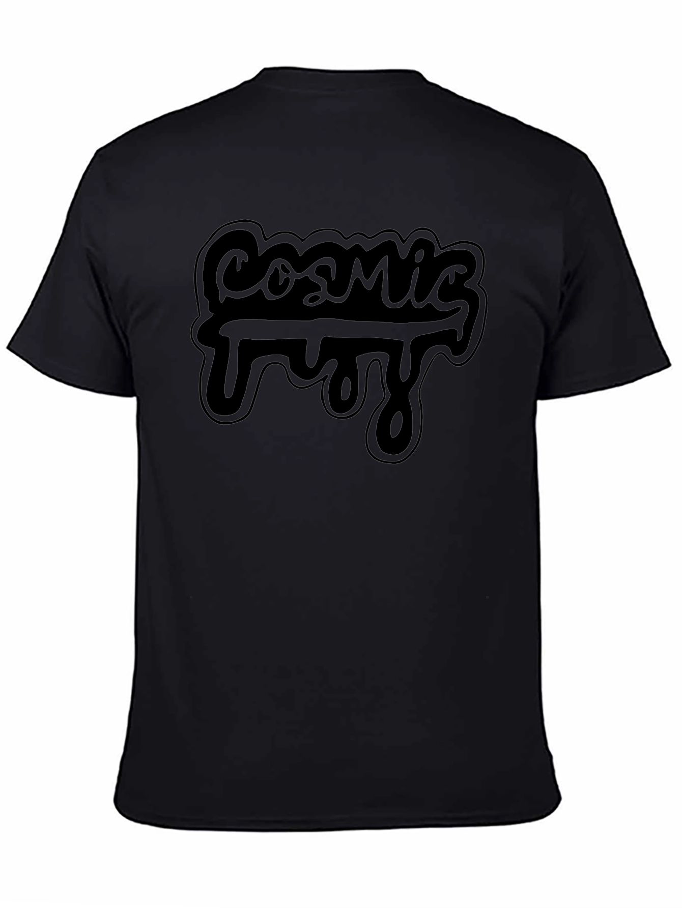 Cosmic Fuzz Graphic T-Shirt - Mens Black Tee