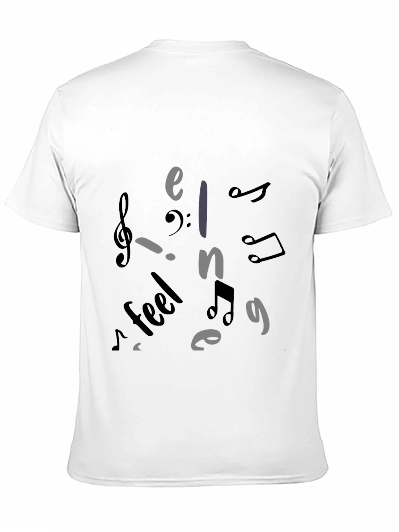Musical Feel Black T-Shirt
