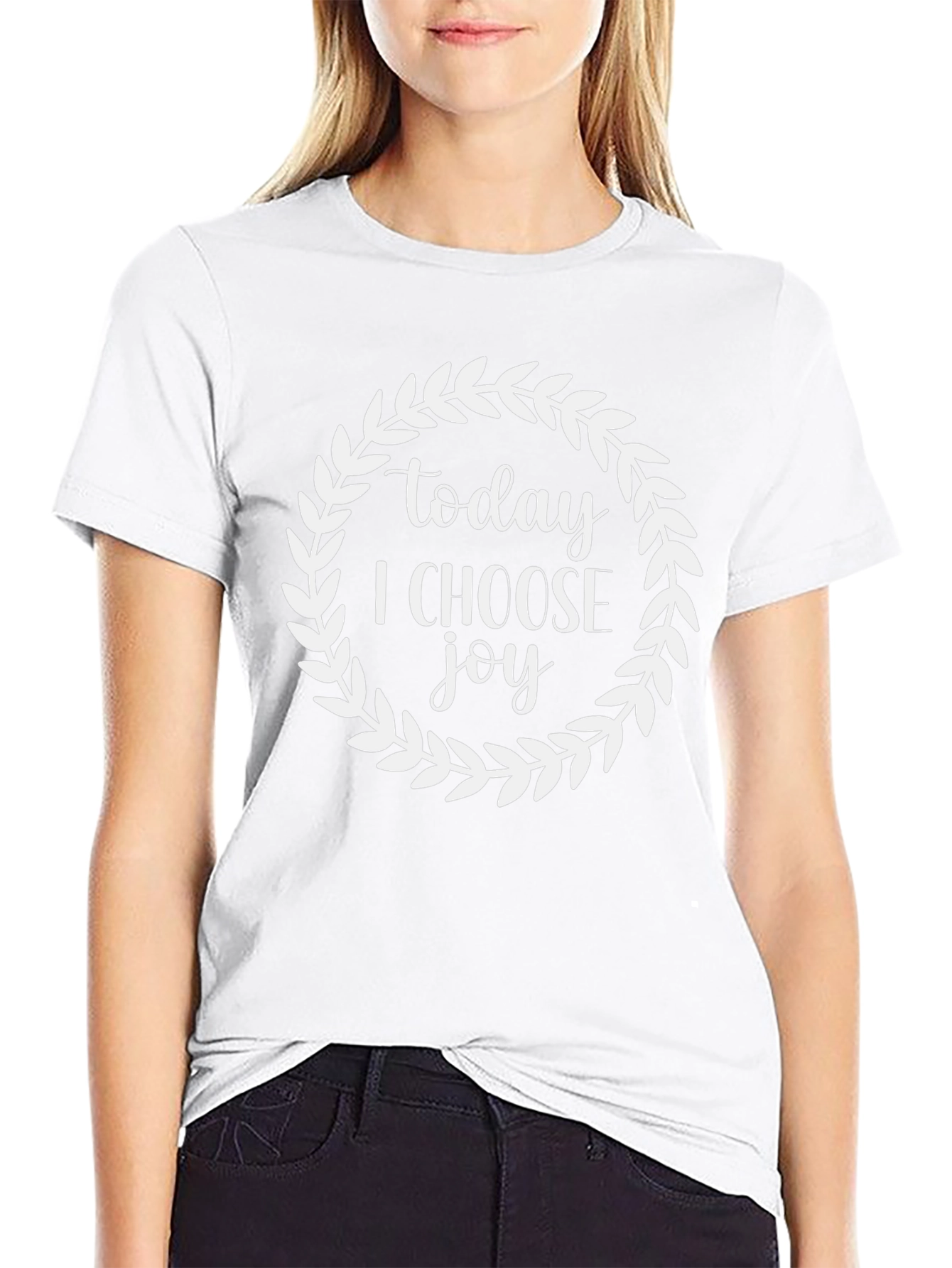 Today I Choose Joy Black Graphic Tee