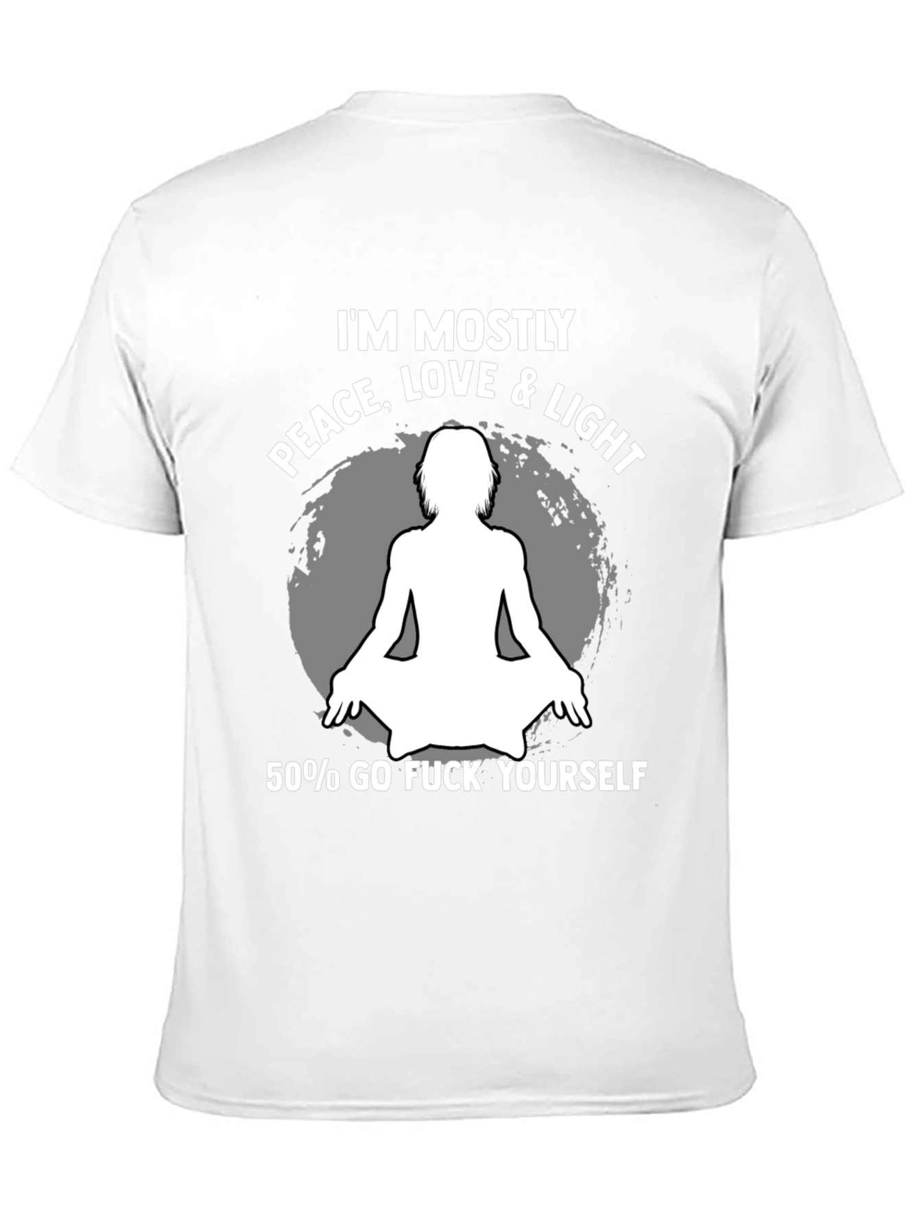 Peace Love Light Funny Graphic Tee
